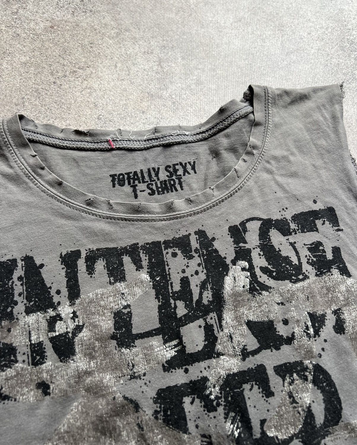 If Six Was Nine × Vintage Totally sexy distressed tank top Size US XS / EU 42 / 0 - 4 Thumbnail