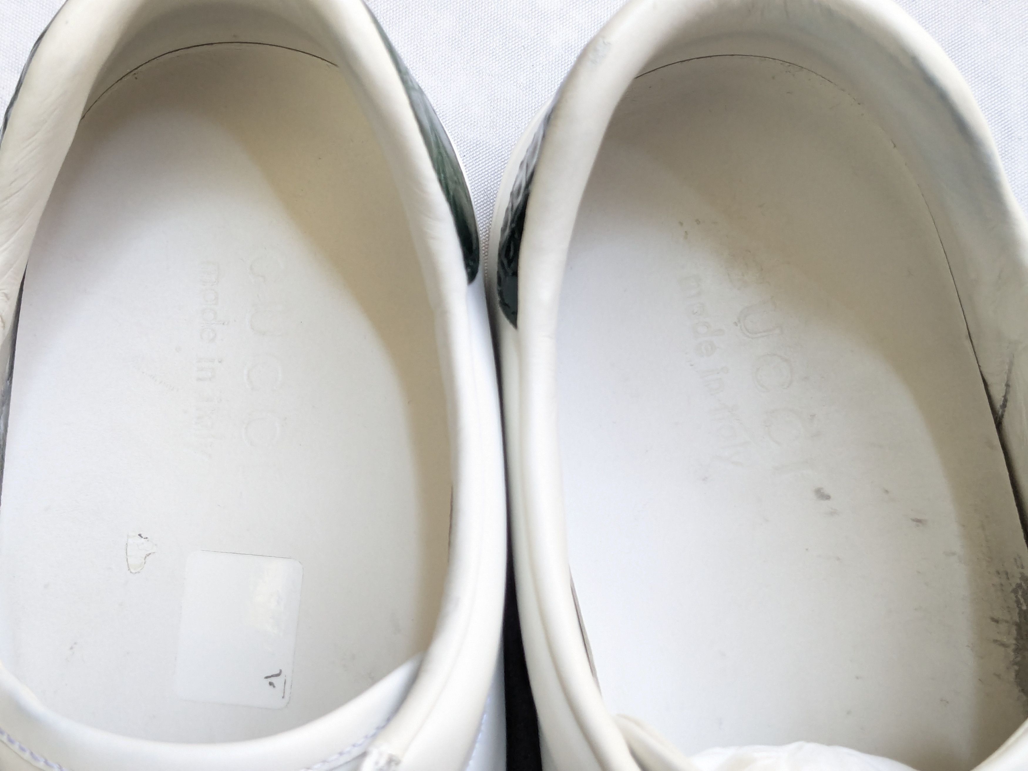Gucci Gucci Ace Sneakers White 10.5 Low Tops Leather Web Size US 10.5 / EU 43-44 - 7 Thumbnail