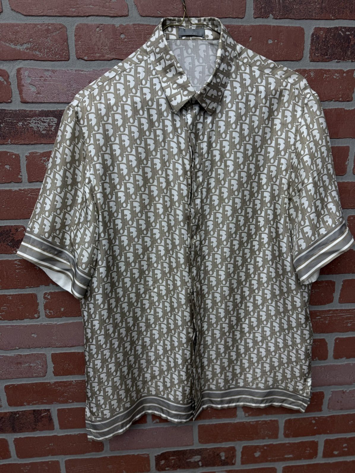 Dior Dior Silk Button Up Grey Size 37/S $1750 Retail Exlusive Size US S / EU 44-46 / 1 - 6 Thumbnail