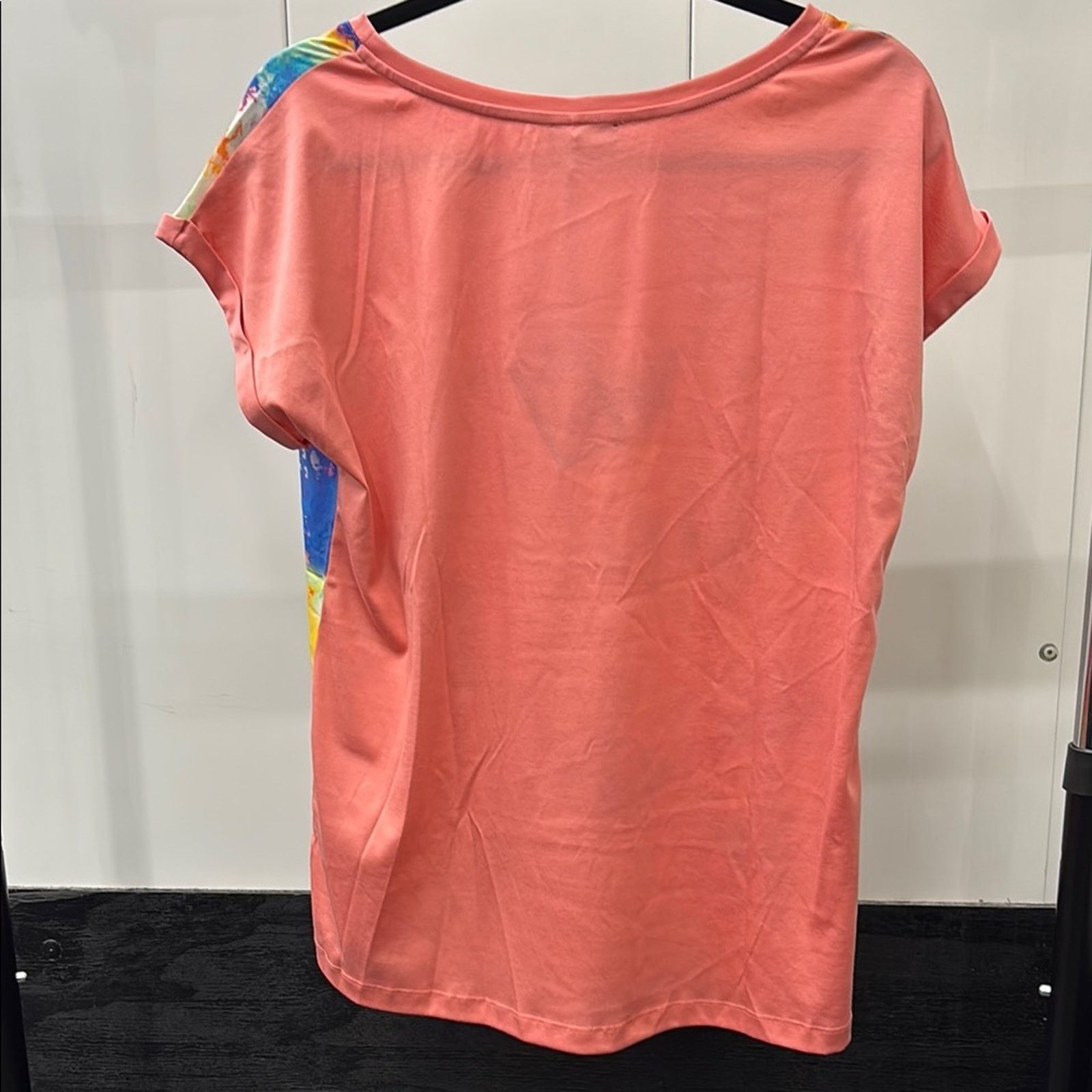 Other NWT Van Laack Orange Pink Short Sleeve Tie-Dye Tee Size 6 Size M / US 6-8 / IT 42-44 - 7 Thumbnail