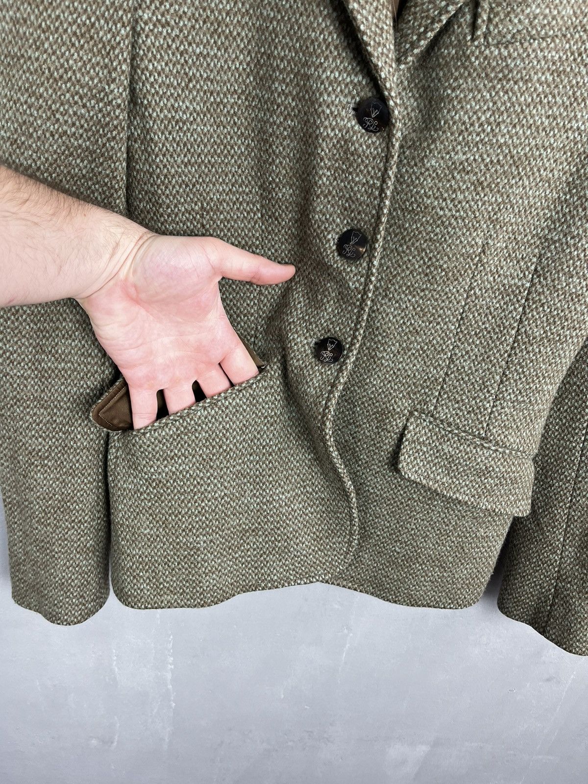 Polo Ralph Lauren × Ralph Lauren × Vintage Ralph Lauren blazer jacket vintage 90s Size M / US 6-8 / IT 42-44 - 7 Thumbnail