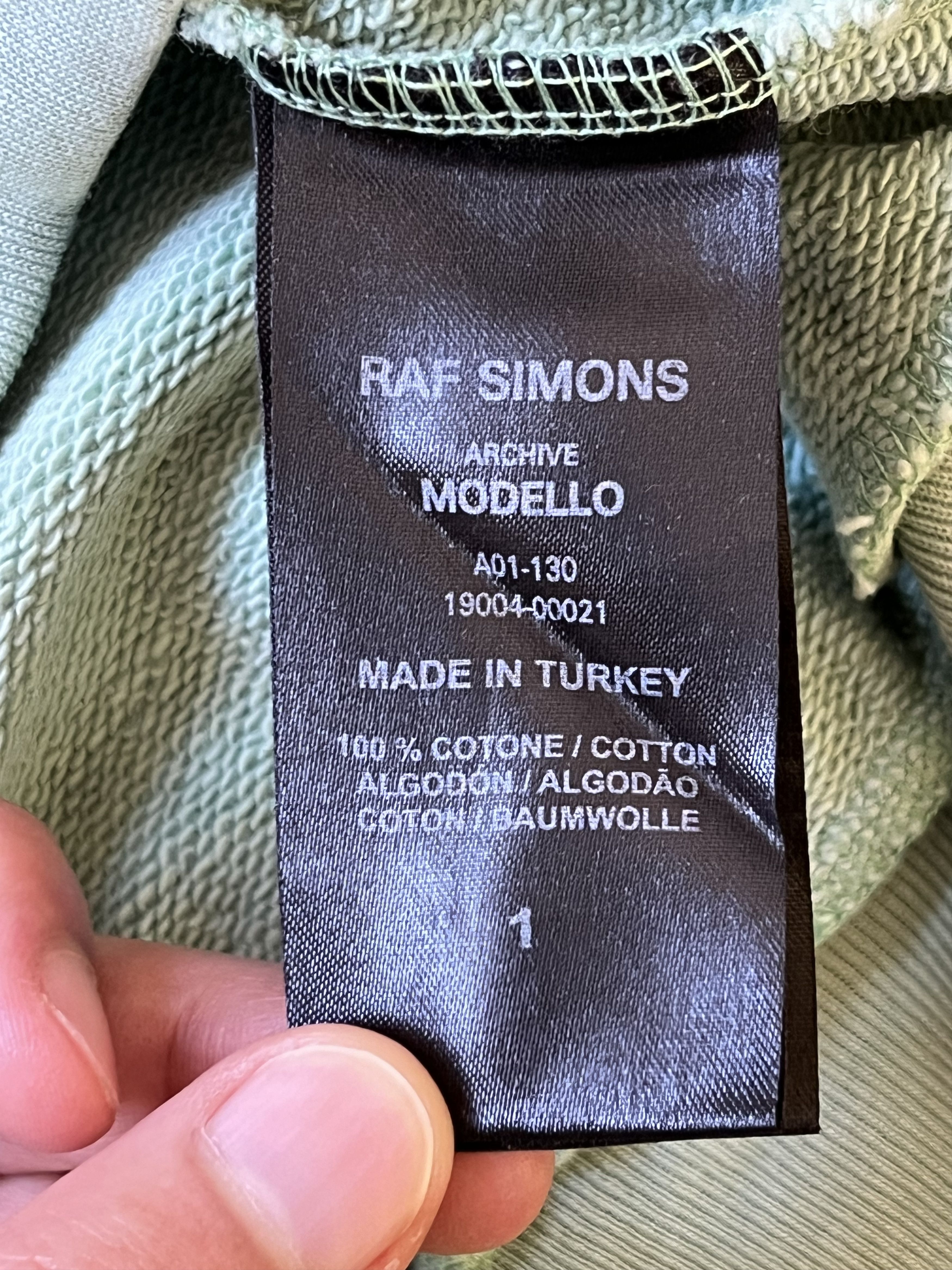 Raf Simons 💚 Raf Simons Redux Oversized Nebraska Crewneck Mint Size US S / EU 44-46 / 1 - 8 Thumbnail