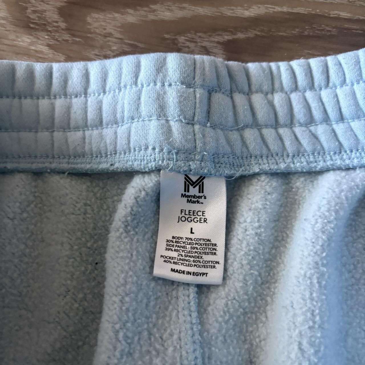 Japanese Brand Crazy Vintage Y2K/2000s Light Blue Essential Sweatpants! Fits M Size US 32 / EU 48 - 6 Thumbnail