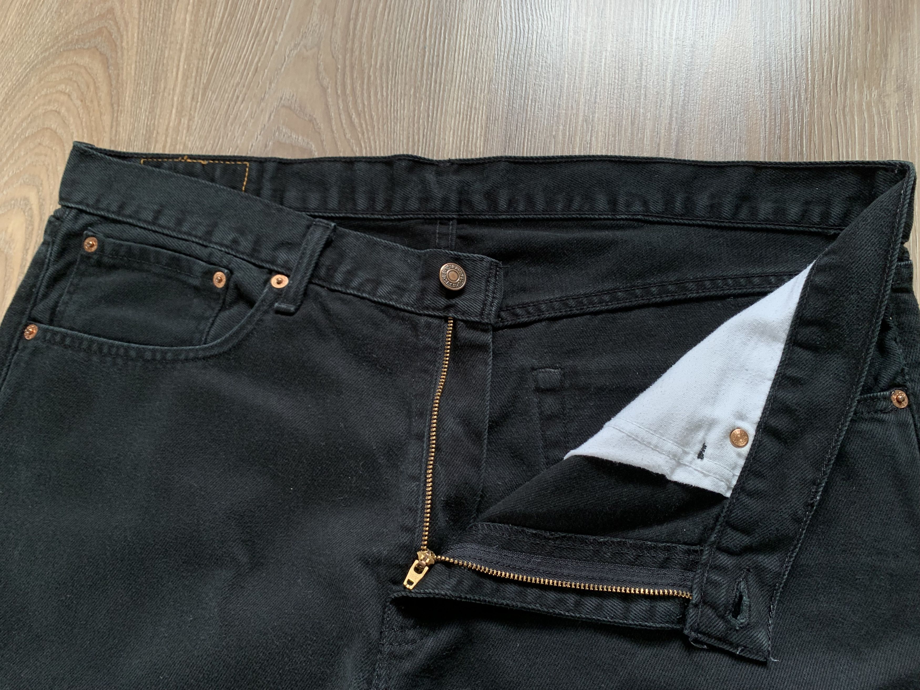 Levi's × Levi's Vintage Clothing × Vintage Levi's 751 02 Black Mens Denim Jeans Size US 38 / EU 54 - 6 Thumbnail