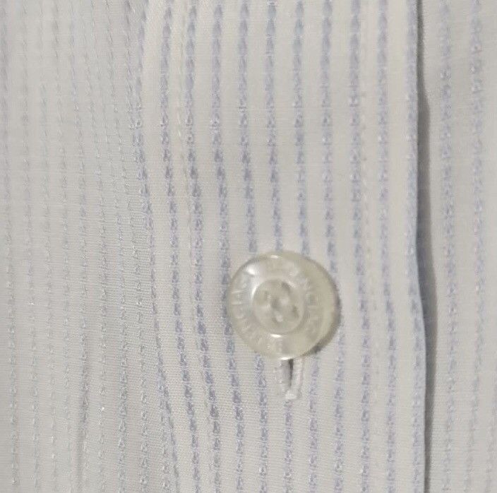 Balenciaga × Vintage Vintage Balenciaga Short Sleeve Shirt Striped Size US L / EU 52-54 / 3 - 4 Thumbnail