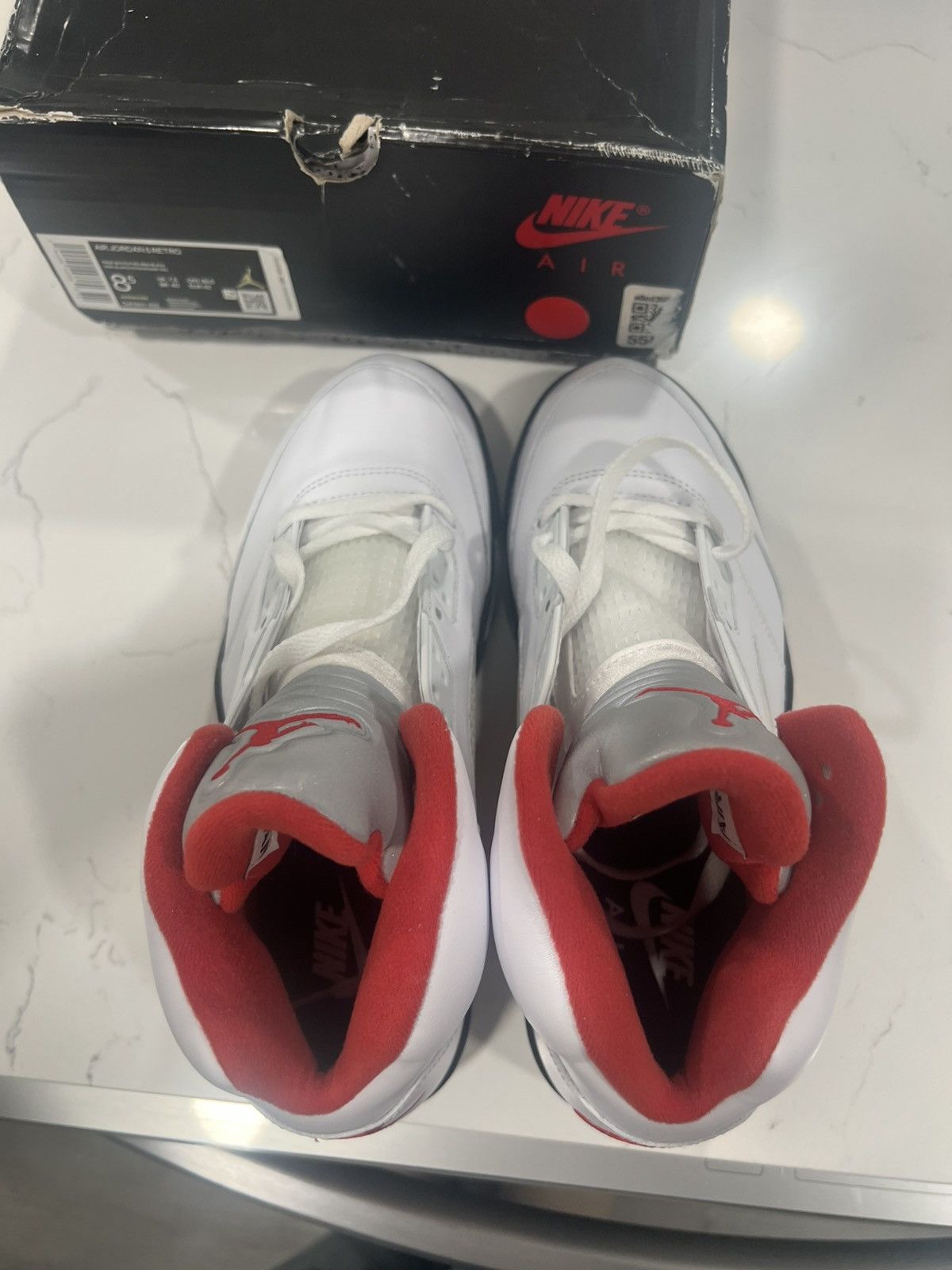 Jordan Brand Jordan 5 retro 2020 sz 8.5 fire red Size US 8.5 / EU 41-42 - 10 Thumbnail