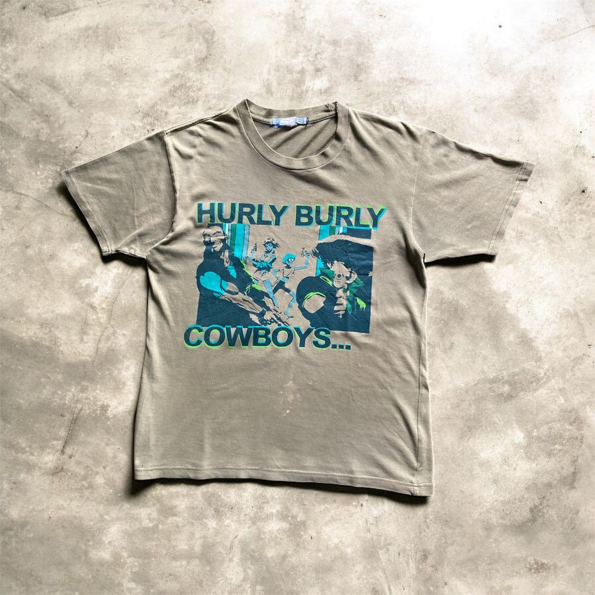 Anime Vintage 00s Cowboy Bepop 'Hurly Burly' Distressed T shirt Size US M / EU 48-50 / 2 - 1 Thumbnail