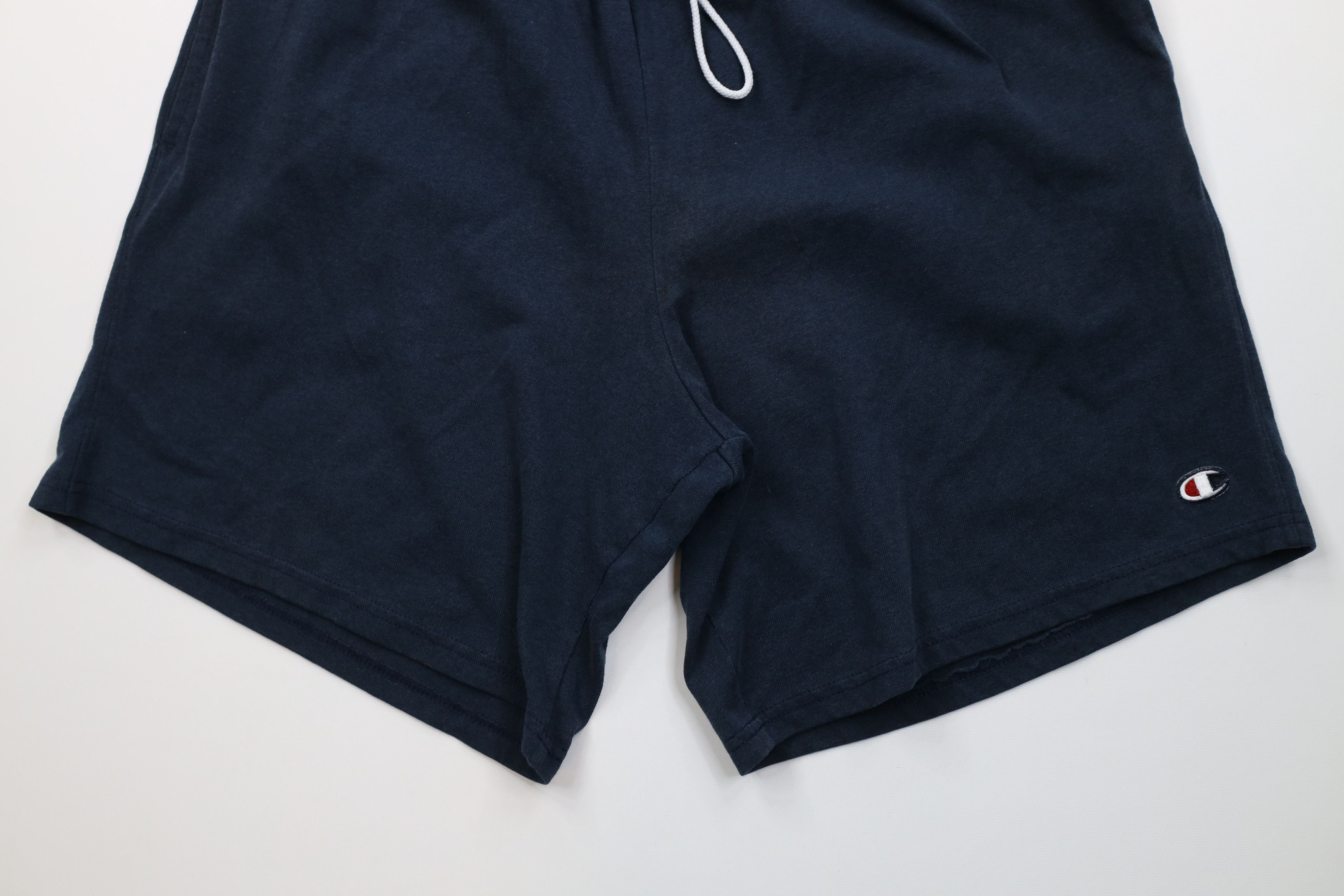 Champion Vintage Y2K Champion Heavyweight Above Knee Dad Shorts Blue Size US 34 / EU 50 - 4 Thumbnail