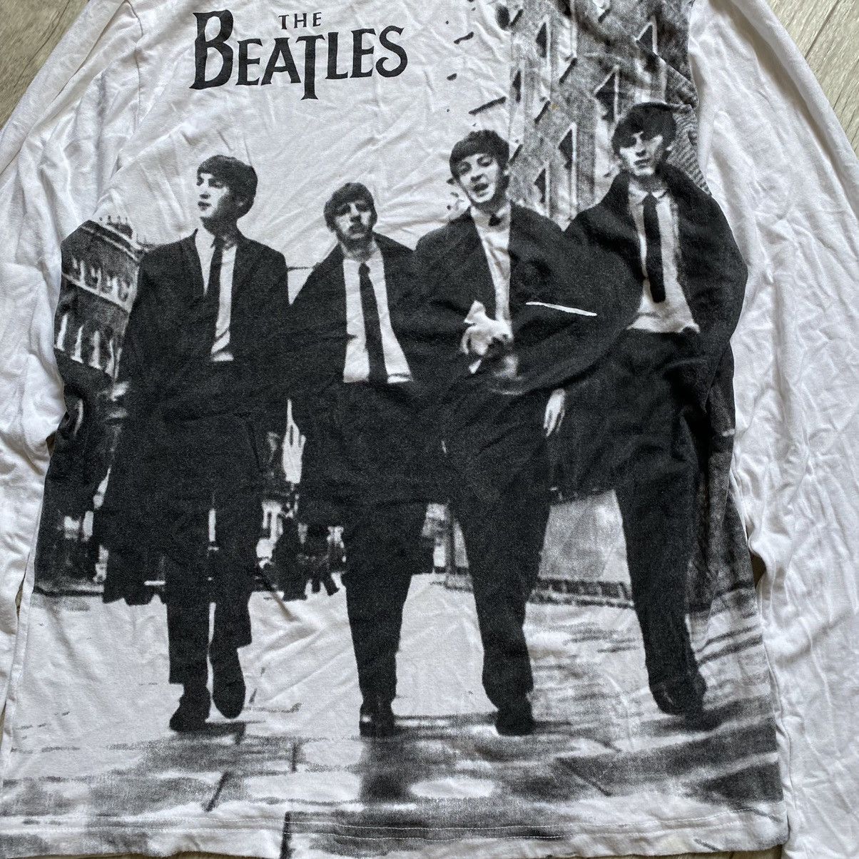 Band Tees VINTAGE THE BEATLES SKINNY LONG SLEEVE T SHIRT Size US M / EU 48-50 / 2 - 2 Thumbnail