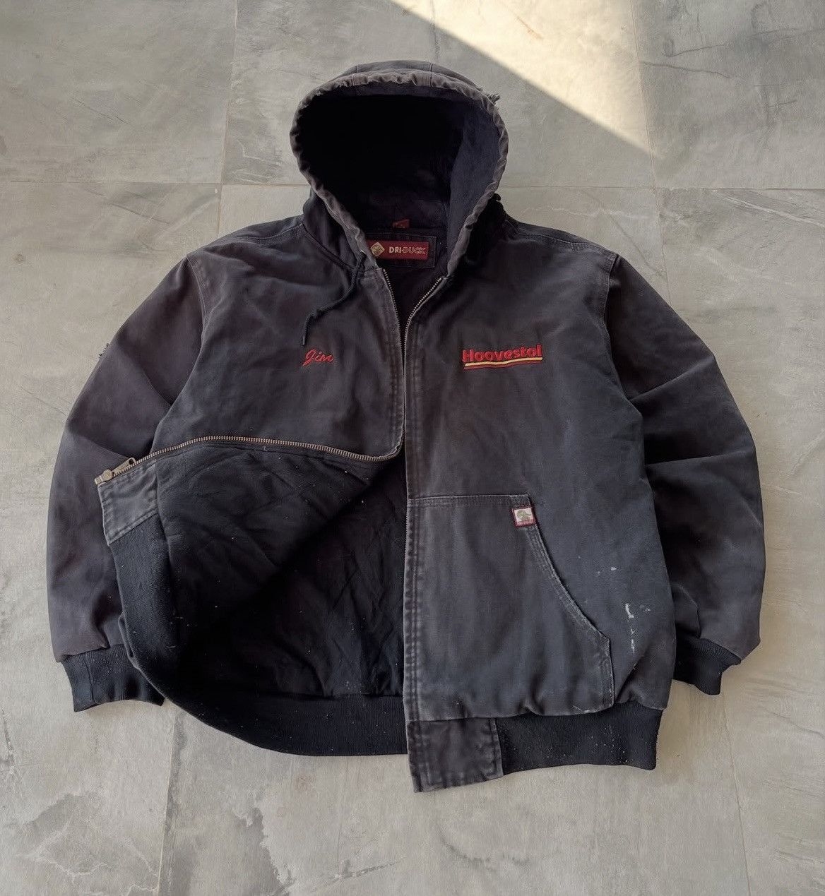 Other Vintage Faded Black Dri Duck Active Jacket Size US L / EU 52-54 / 3 - 1 Thumbnail