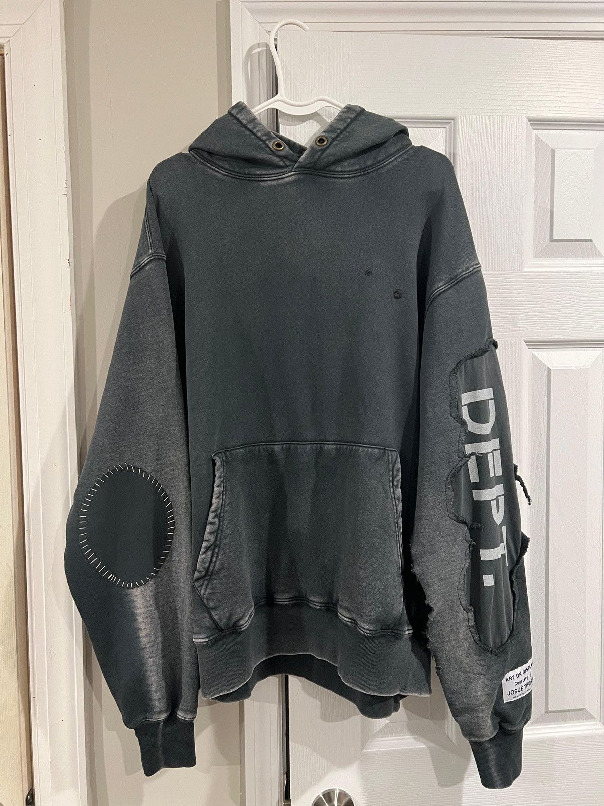 Gallery Dept. Gallery Dept ATK DISTRESSED LOGO HOODIE | Grailed