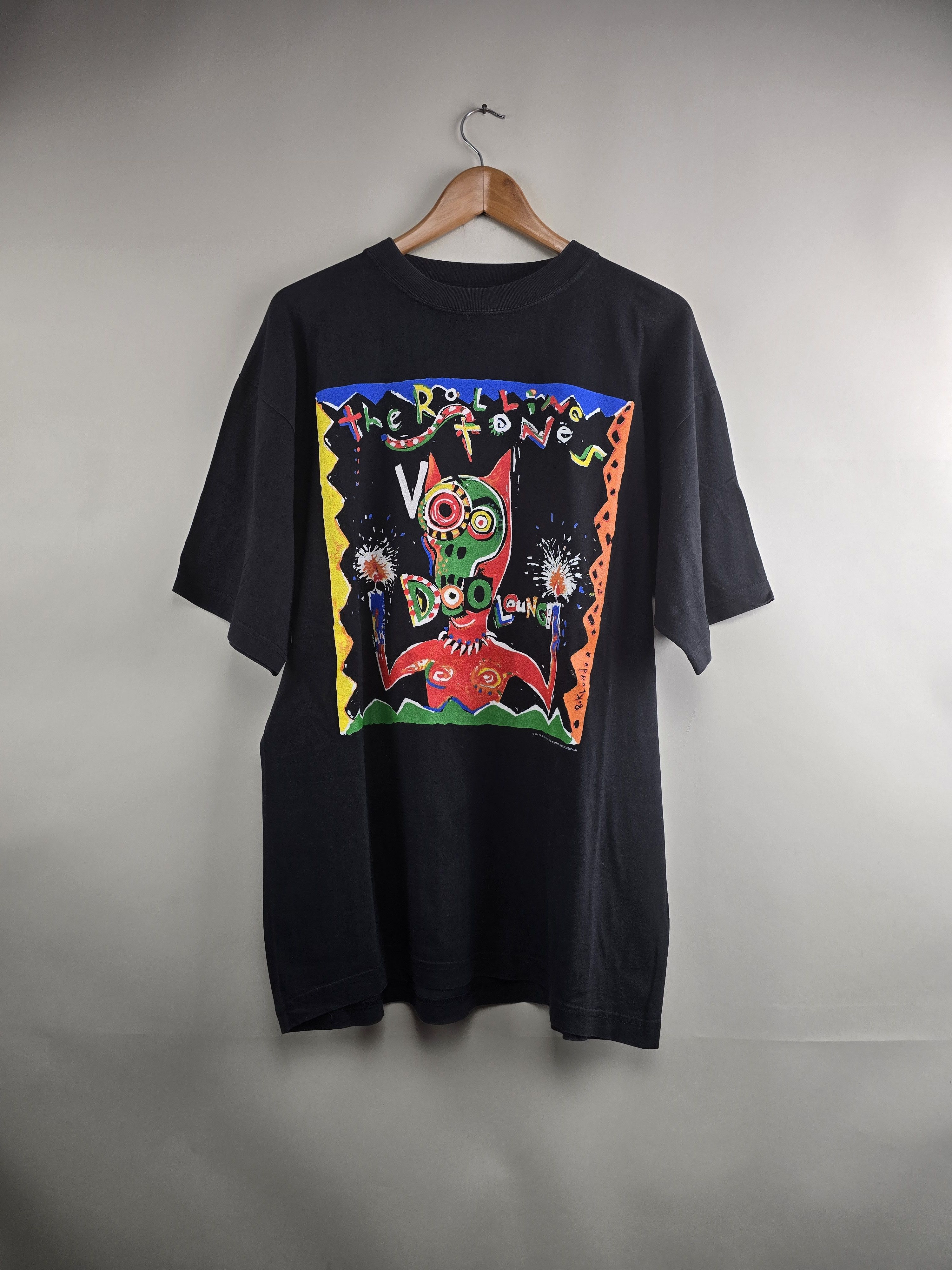 Band Tees × The Rolling Stones × Vintage 1995 The Rolling Stones Voodoo Lounge XL 23" 30.5" Size US XL / EU 56 / 4 - 1 Thumbnail