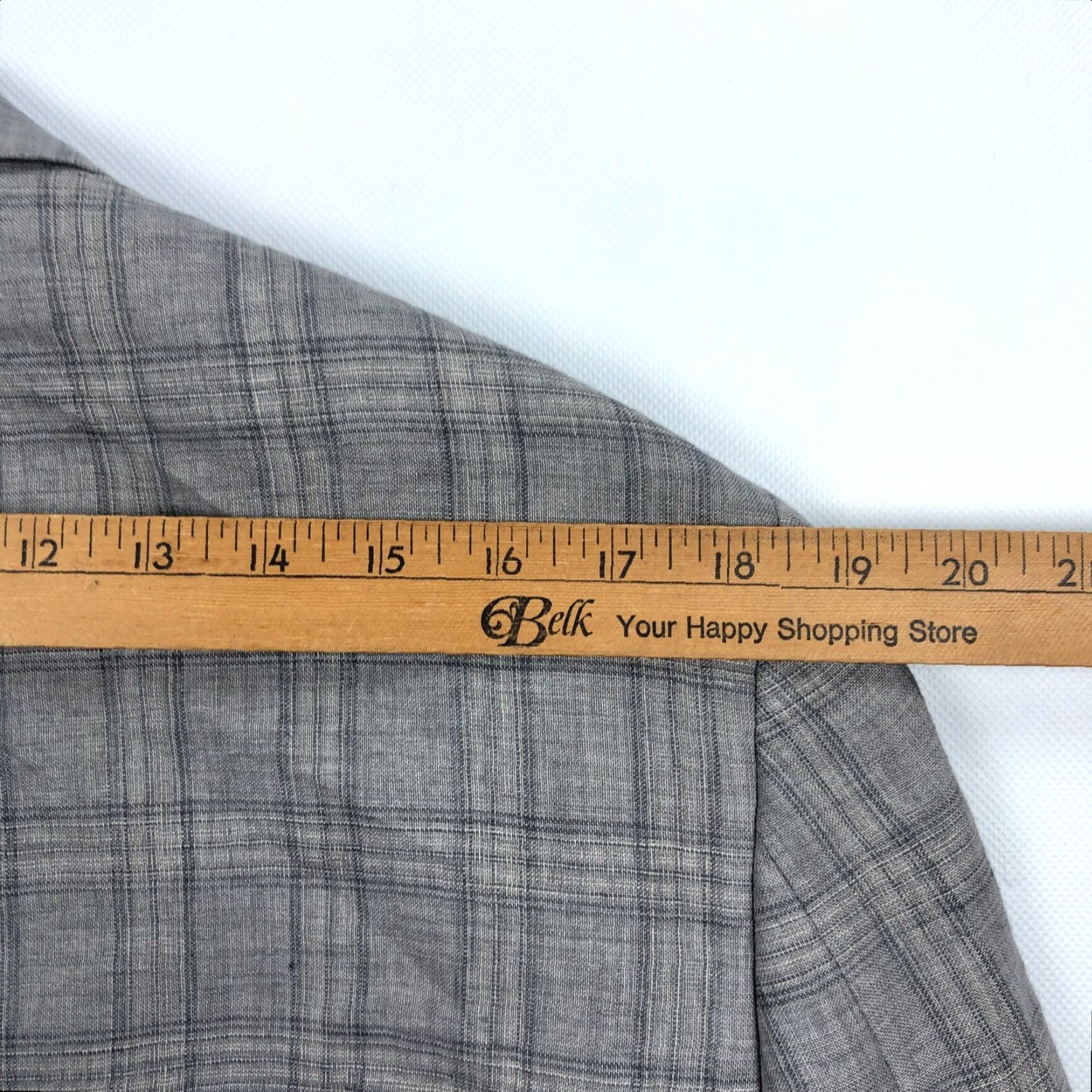 Calvin Klein Calvin Klein Blazer Suit Jacket Sport Coat Gray Plaid 40R Linen Mens Jacket Blazer 2 Button Notch Lapel Size 40R - 7 Thumbnail
