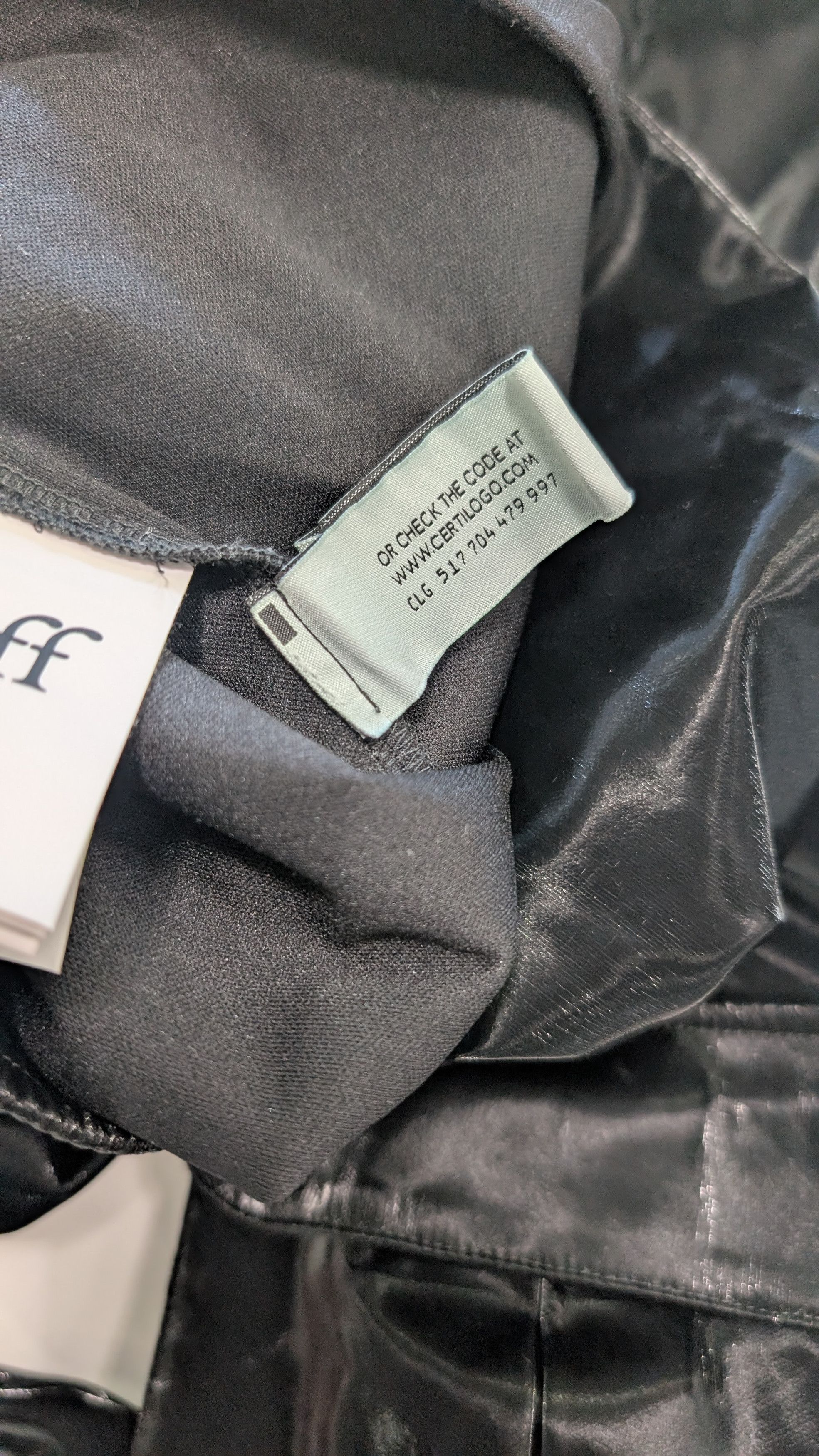 Off-White Off-White Virgil Abloh Slick Shine Cargo Joggers Black IT 44 Size US 30 / EU 46 - 10 Thumbnail