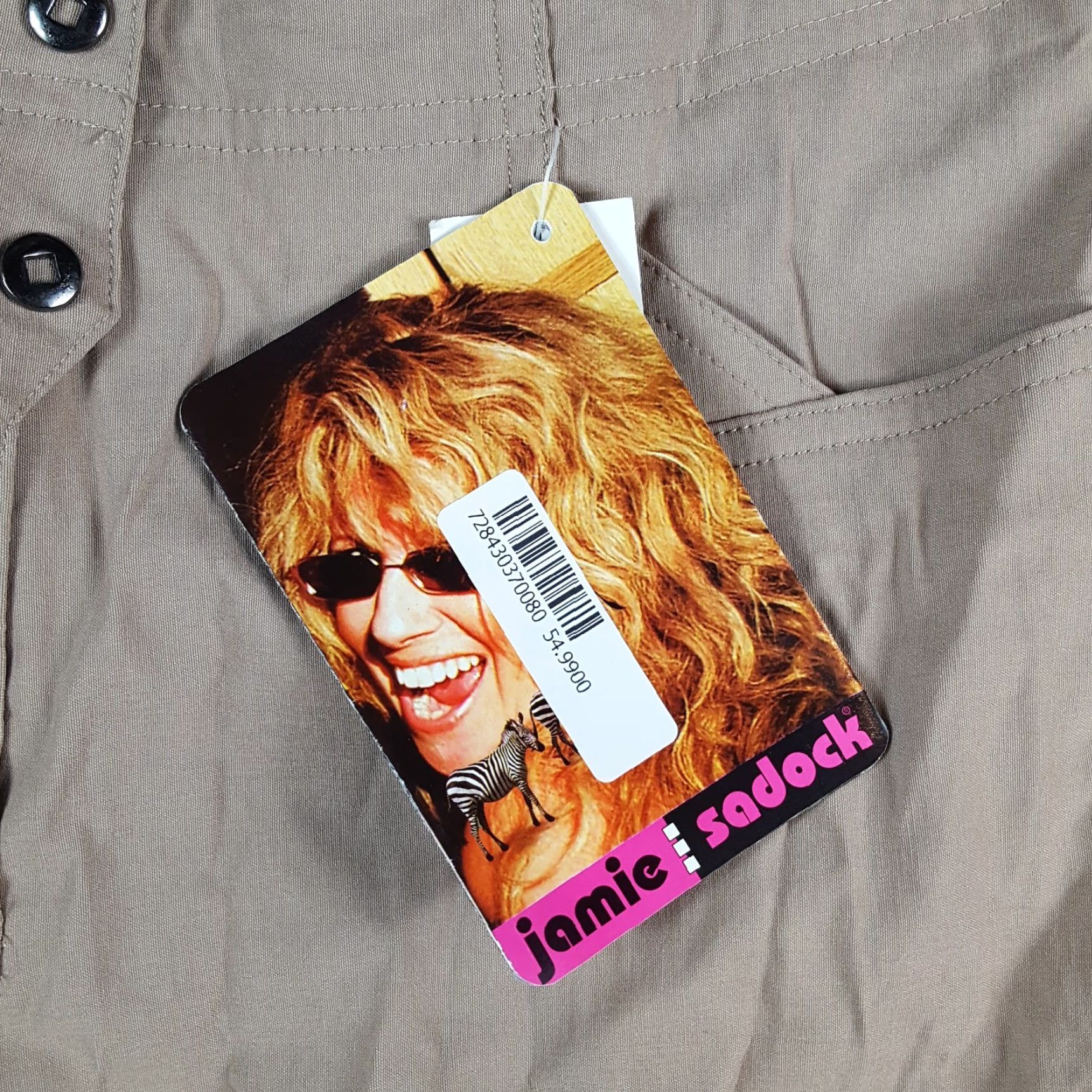 Vintage VINTAGE Jamie Sadock Capris Pants Beige Khaki Y2K Preppy Breathable Zipper Tech Capri Womens Size 4 90s Bohemian Outdoor Stylish Distressed? Size 27" / US 4 / IT 40 - 3 Thumbnail