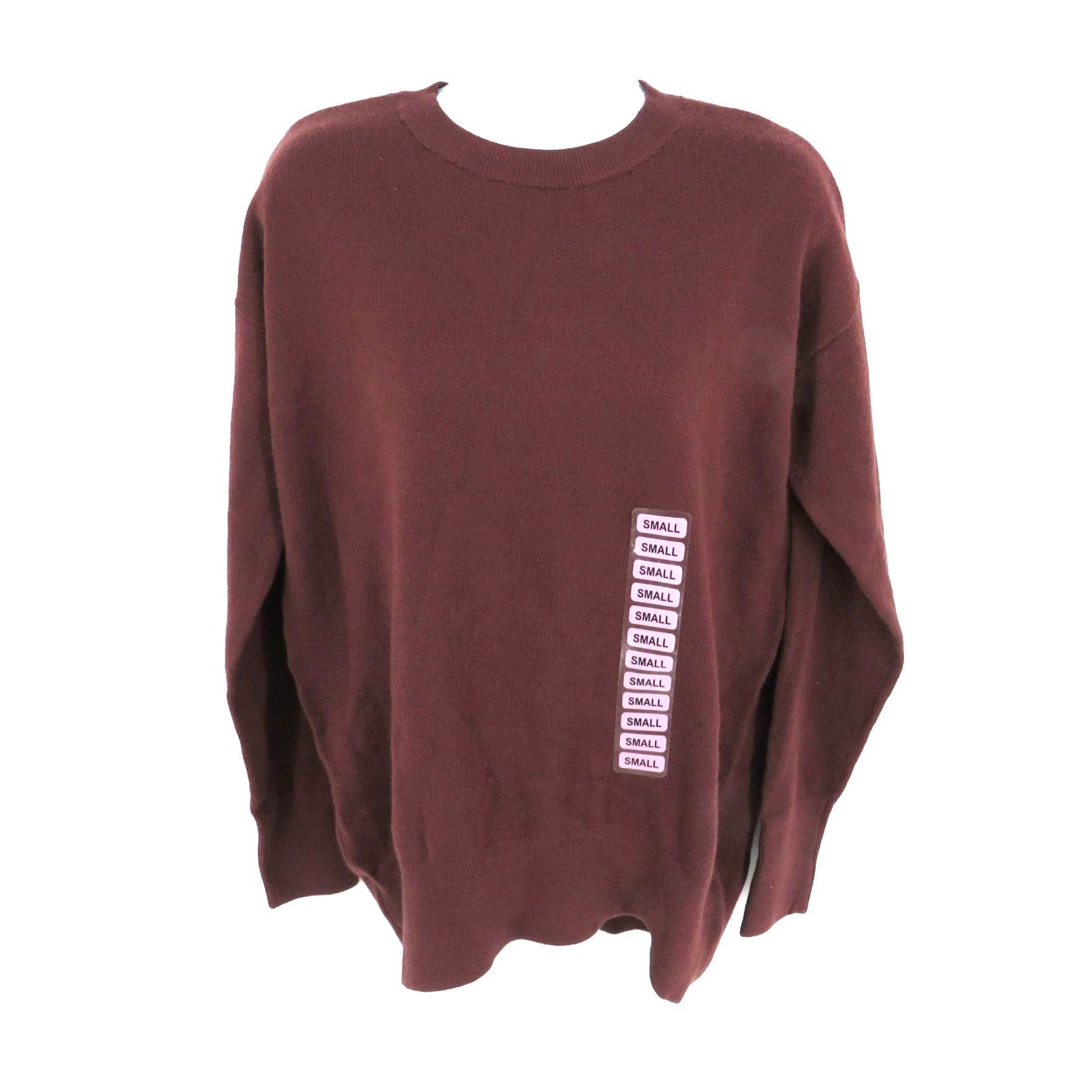 Isaac Mizrahi Isaac Mizrahi Womens Small Burgundy Sweater Crewneck Pullove Size S / US 4 / IT 40 - 1 Thumbnail