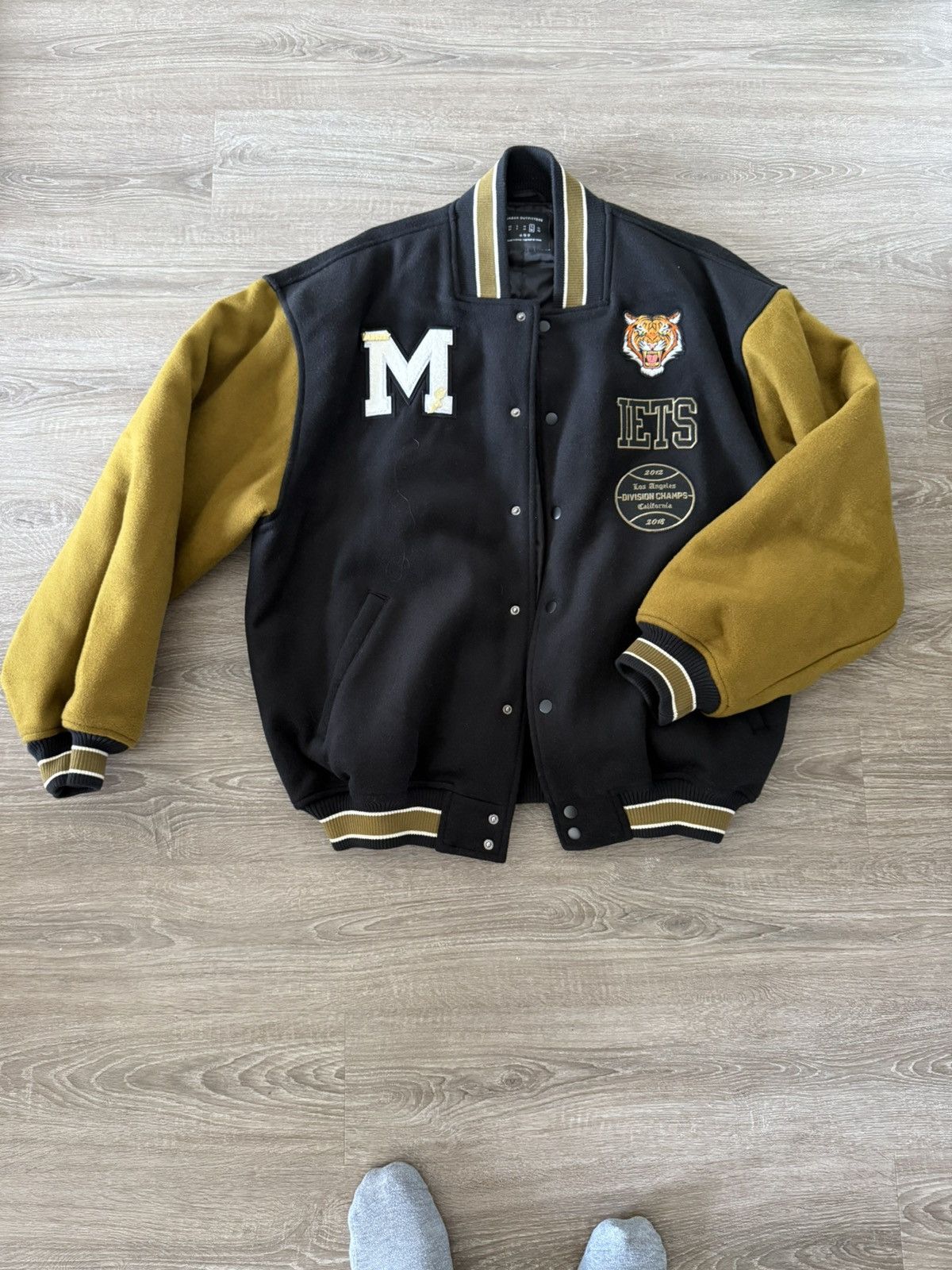 Urban Outfitters JETS urban outfitters VGTN Varsity Jacket oversizes Size US L / EU 52-54 / 3 - 2 Thumbnail