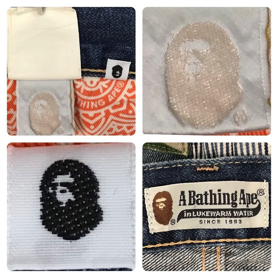 Bape × Nigo BAPE camo DAMAGE DENIM PANTS a bathing ape NIGO ★size M Size US 32 / EU 48 - 10 Thumbnail