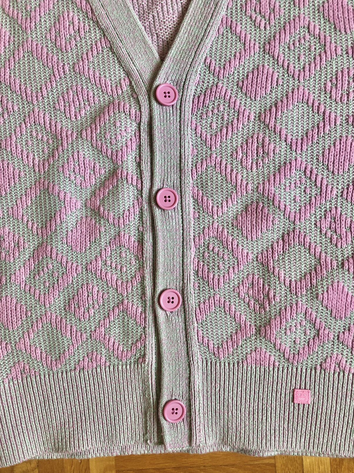 Acne Studios Acne Studios Pink/Blue Cardigan Size US XS / EU 42 / 0 - 6 Thumbnail