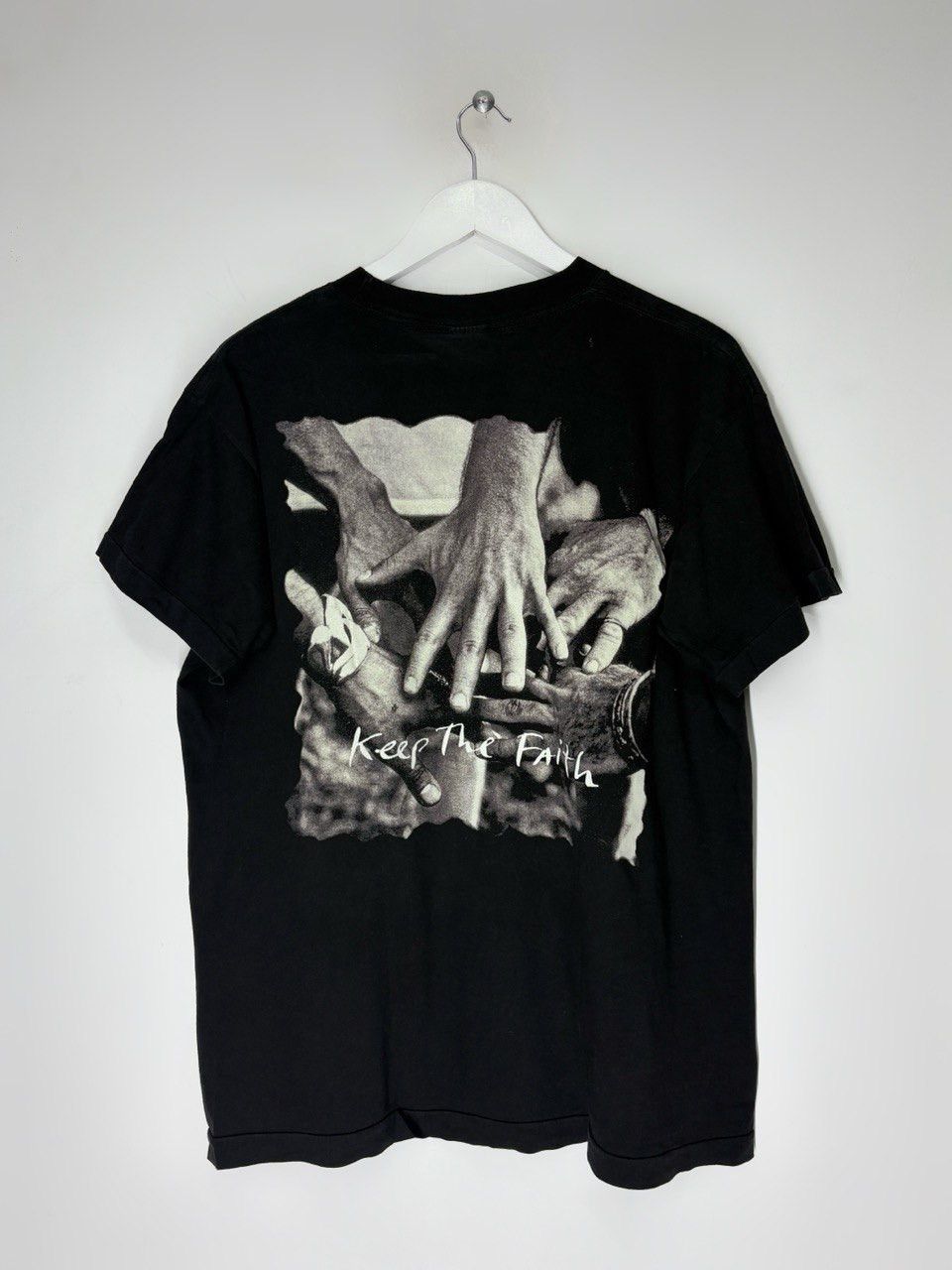 Bon Jovi Vintage 1992 Bon Jovi Keep The Faith Band Tee Promo T-shirt Size US L / EU 52-54 / 3 - 2 Thumbnail