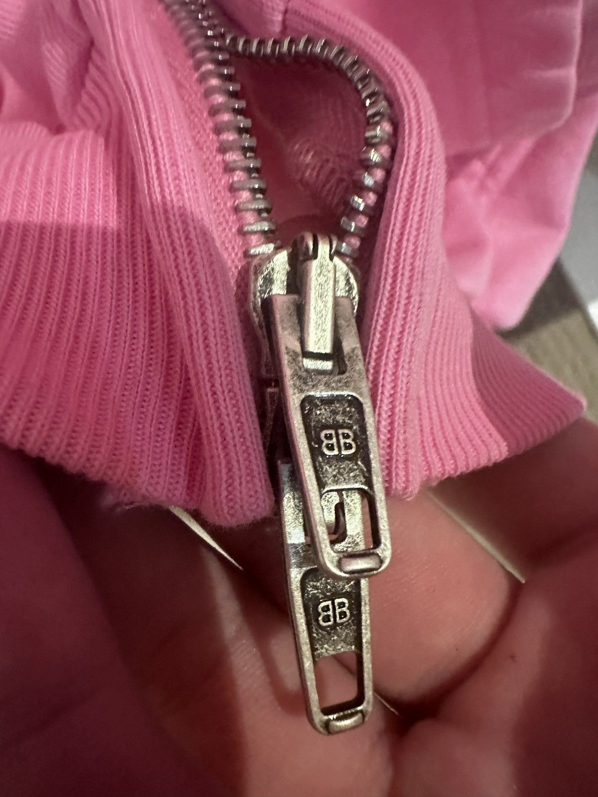 Balenciaga Pink Offshore Balenciaga Zip up Hoodie Size US S / EU 44-46 / 1 - 5 Thumbnail