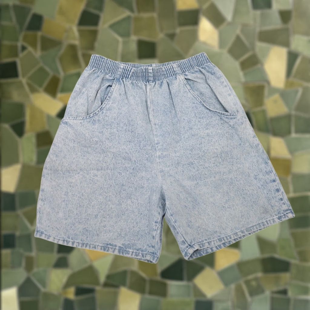 Vintage VINTAGE Cascade Blues 80s Denim Shorts Pull-On Women Regular 8 High Rise Blue 100% Cotton Casual 6in Inseam Size 30" / US 8 / IT 44 - 1 Thumbnail