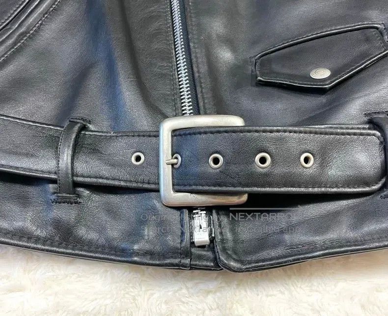 Schott Schott Leather coat Size US XXS / EU 40 - 5 Thumbnail