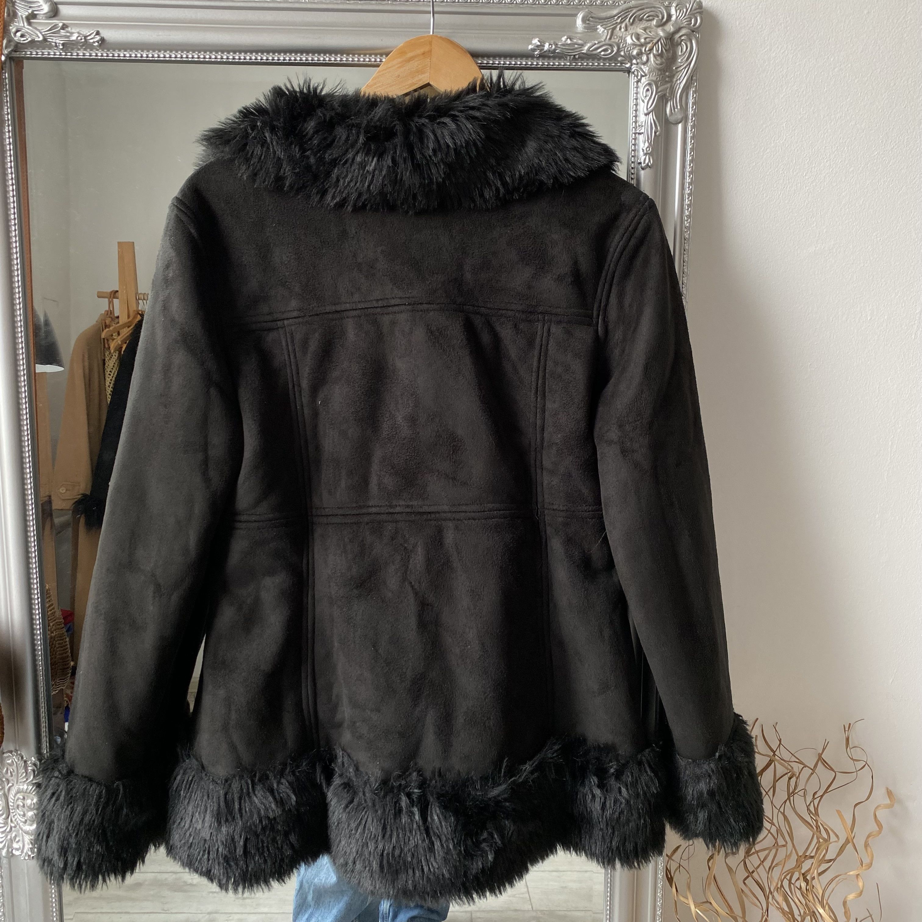 Hysteric Glamour Vintage 2000s Faux fur jacket Coat Y2K Beauty Beast Size M / US 6-8 / IT 42-44 - 6 Thumbnail