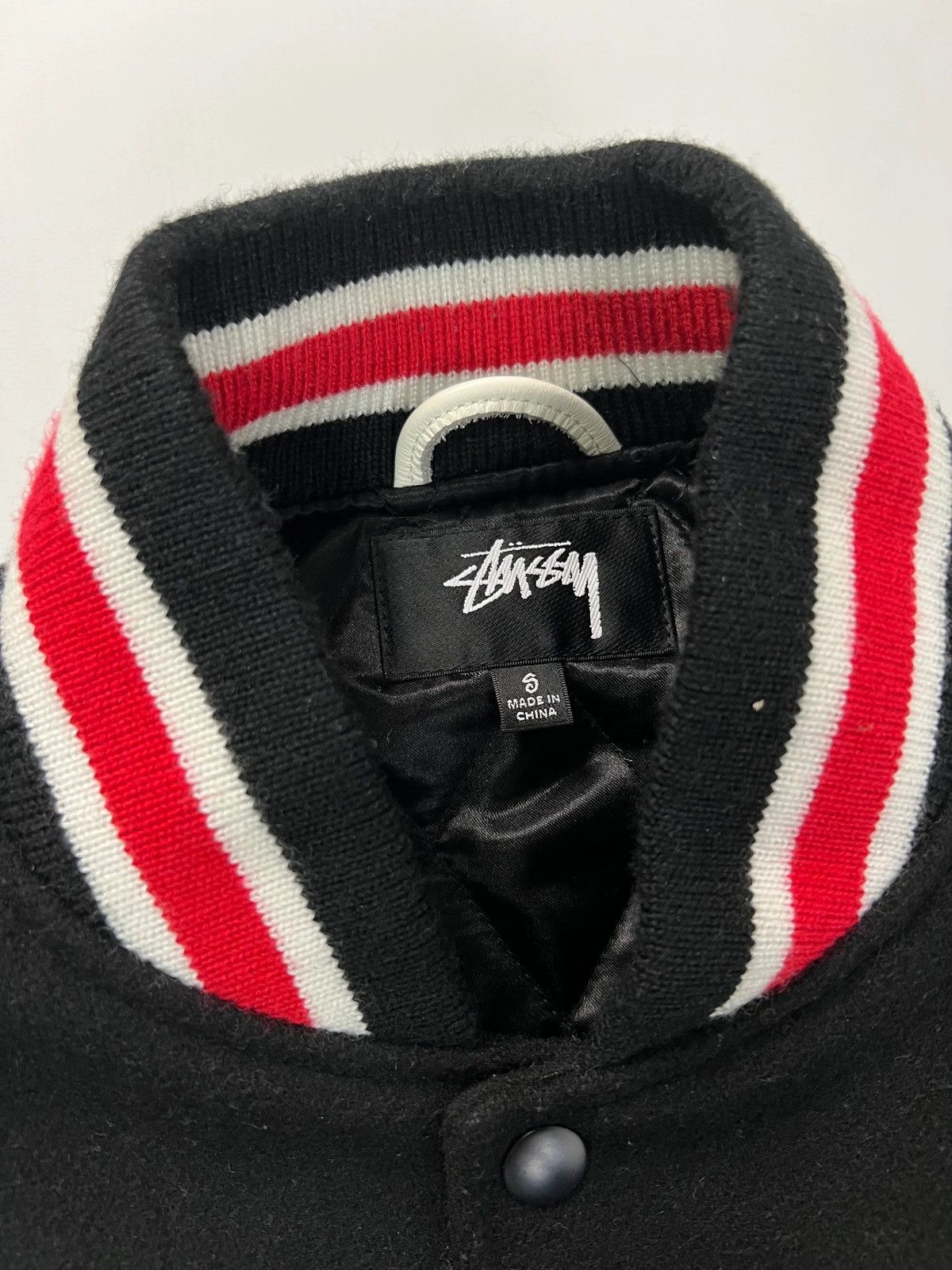 Stussy STÜSSY X DENIM TEARS VARSITY JACKET SZ:S Size US M / EU 48-50 / 2 - 4 Thumbnail