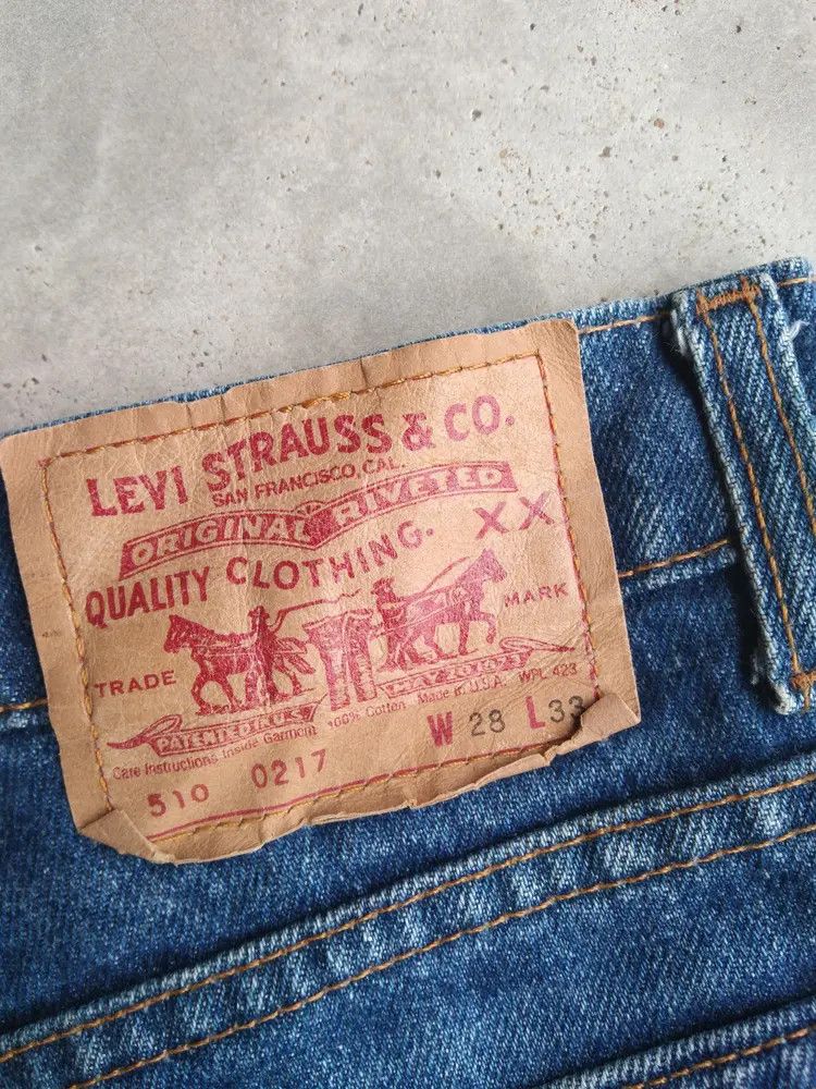 Levi's 90s Vintage Levi's Jeans 510 Made In USA Distressed Denim Size US 27 - 7 Thumbnail