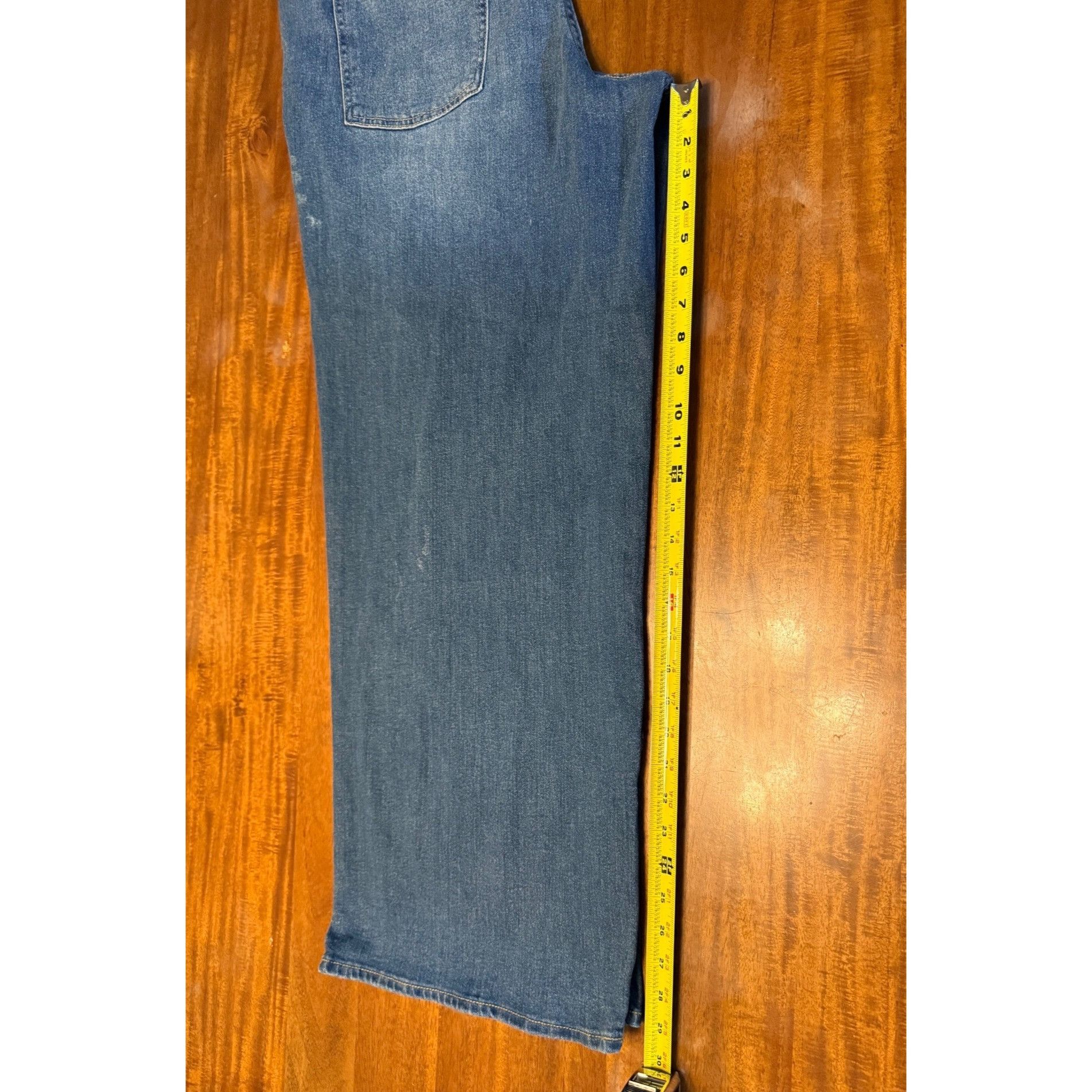 Old Navy Old Navy Womens High-Rise Wide-Leg Blue Jeans Size 20 Cotton Size 42" / US 20 - 3 Thumbnail