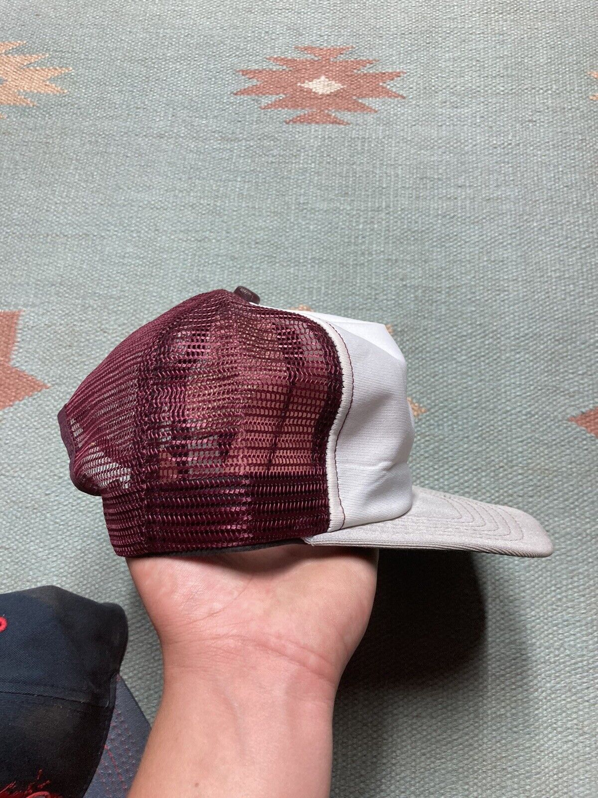New Era × Vintage VTG 80s trucker hat mesh new era pro design tri tone blank Size ONE SIZE - 9 Thumbnail