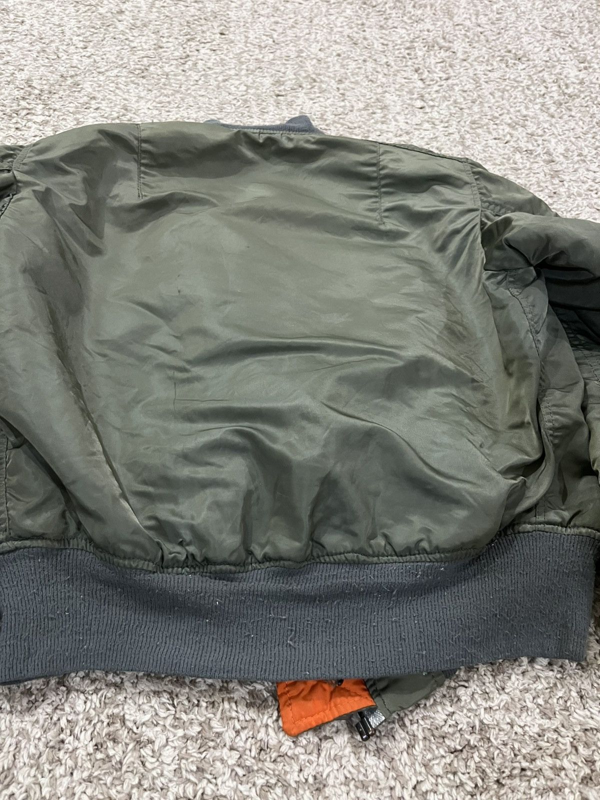 Alpha Industries 🔥 VINTAGE REVERSIBLE ALPHA INDUSTRIES MA-1 BOMBER JACKET Size US M / EU 48-50 / 2 - 11 Thumbnail