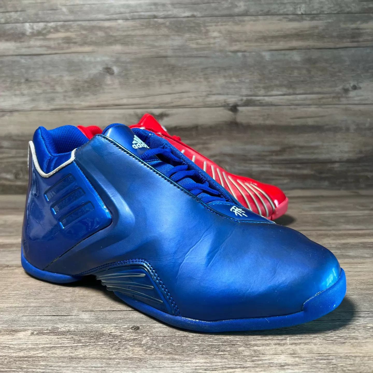 Adidas Adidas T-Mac 3 All-Star Red/Blue Patent 42 Size US 9 / EU 42 - 2 Thumbnail