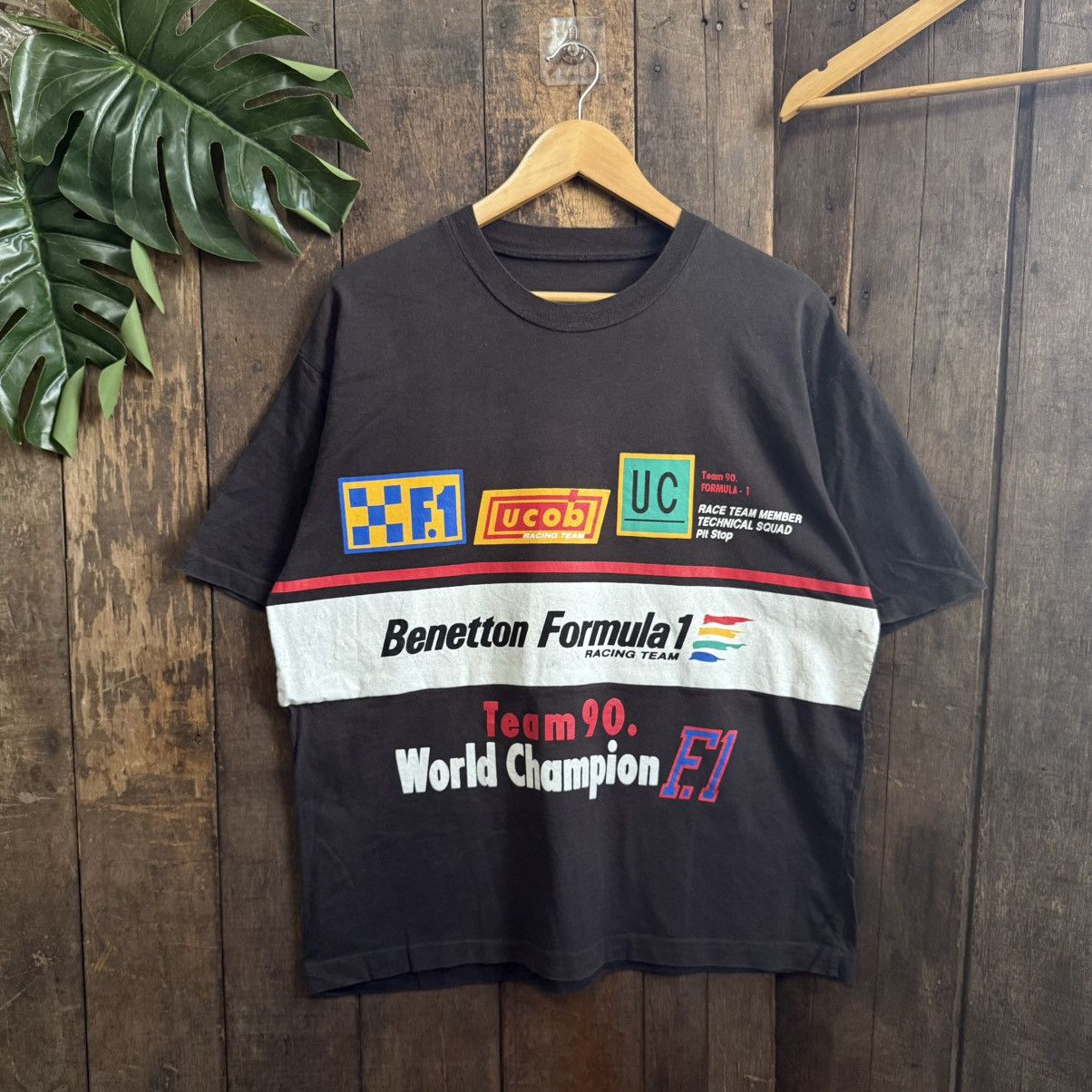Vintage Benetton Formula One Racing Team tshirt