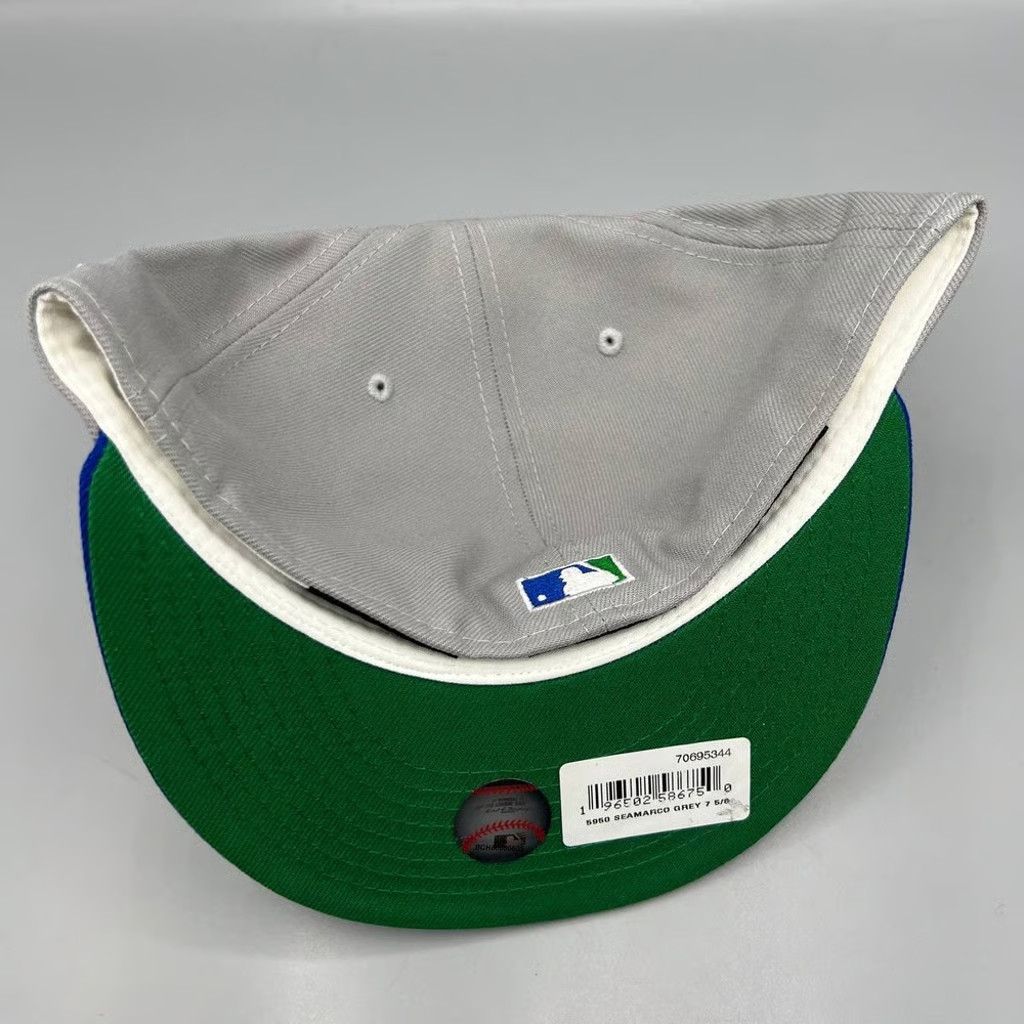 New Era Seattle Mariners Hat Men 7 5/8 59Fifty New Era Fitted Cap Size ONE SIZE - 6 Thumbnail