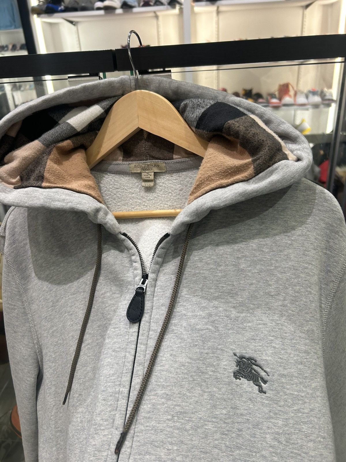 Burberry Burberry grey brit zip up Size US XXL / EU 58 / 5 - 2 Thumbnail