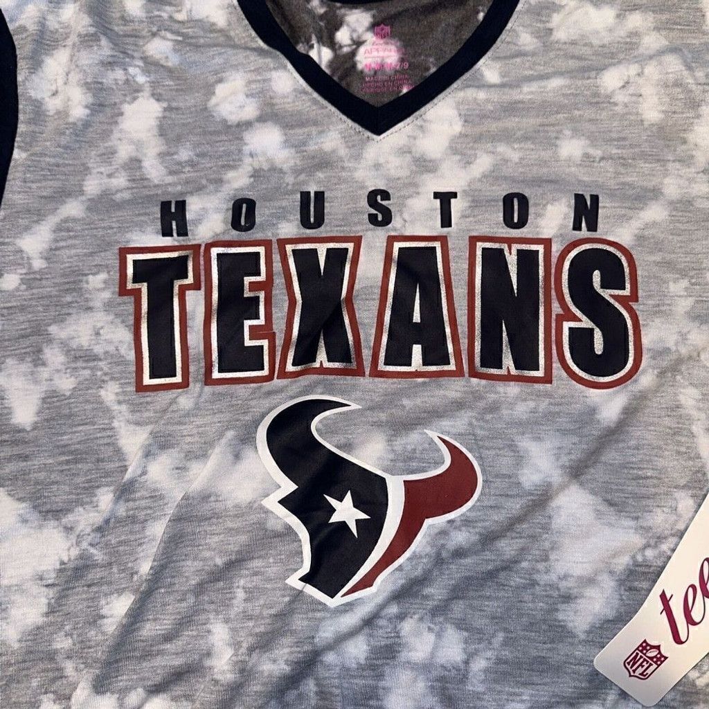 Target Basics Houston Texans Teens Juniors Med Short Sleeve Shirt. Gray. B Size M / US 6-8 / IT 42-44 - 2 Thumbnail