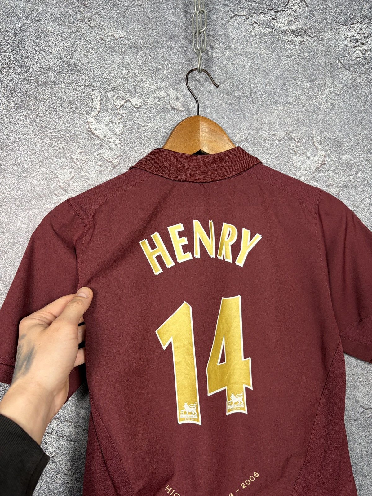 Nike Nike Arsenal 2005/06 #14 Henry Jersey T-shirt Kids L Size US XXS / EU 40 - 10 Thumbnail