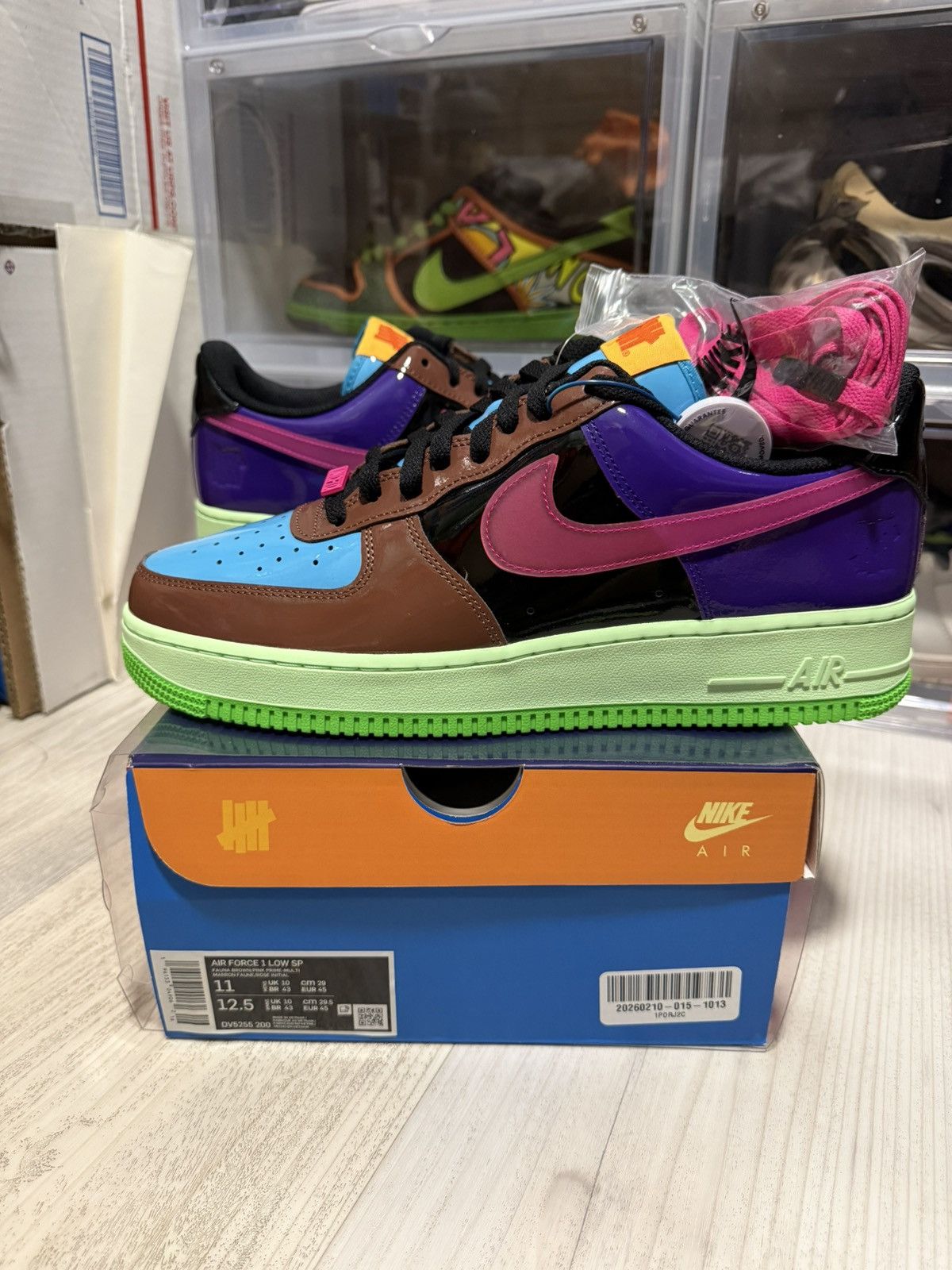 Nike × Undefeated Nike Air Force 1 Low Undefeated Pink Prime Size US 11 / EU 44 - 1 Thumbnail