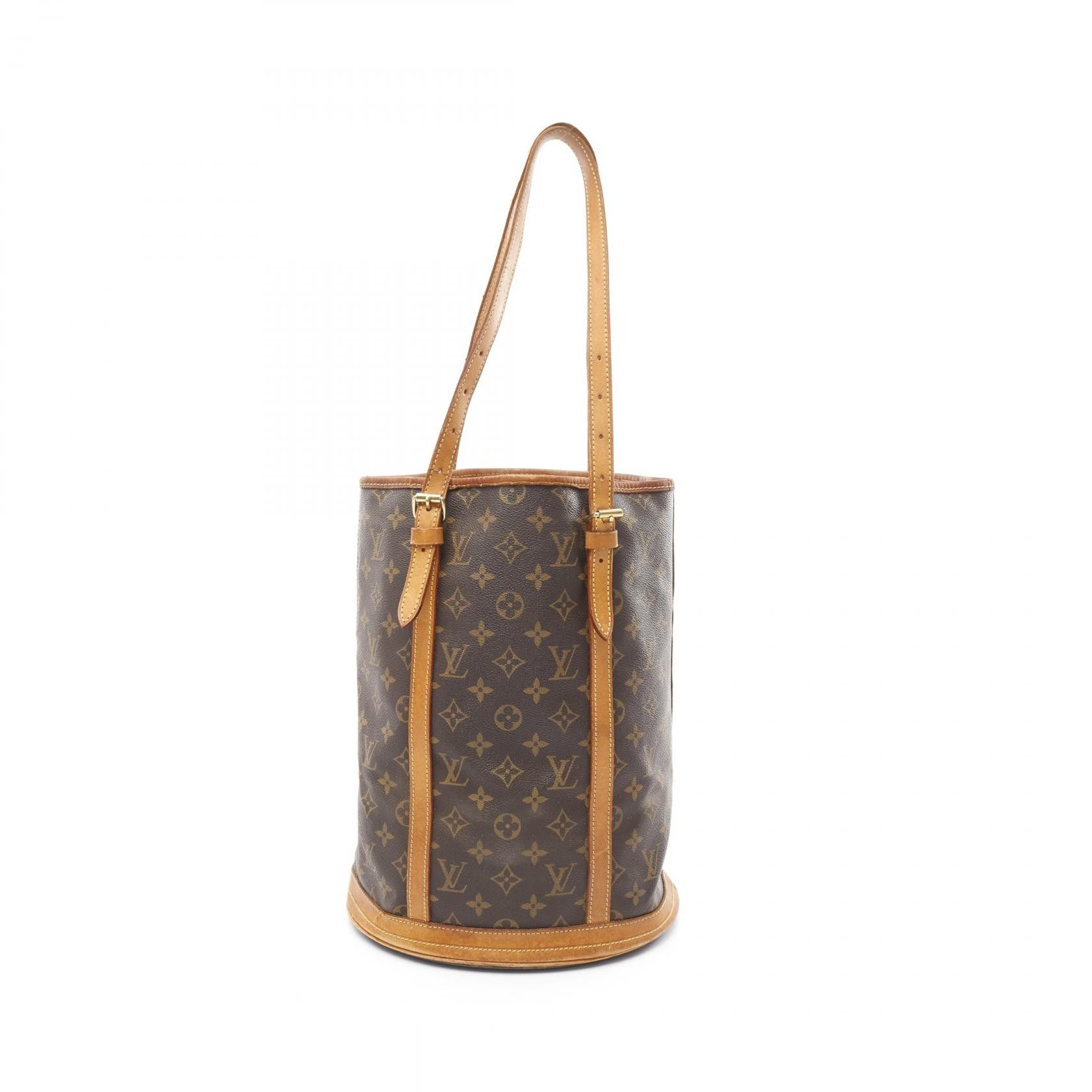 Louis Vuitton Louis Vuitton Bucket Gm Monogram Shoulder Bag Canvas Shoulder Bag M42236 in Brown, Women's