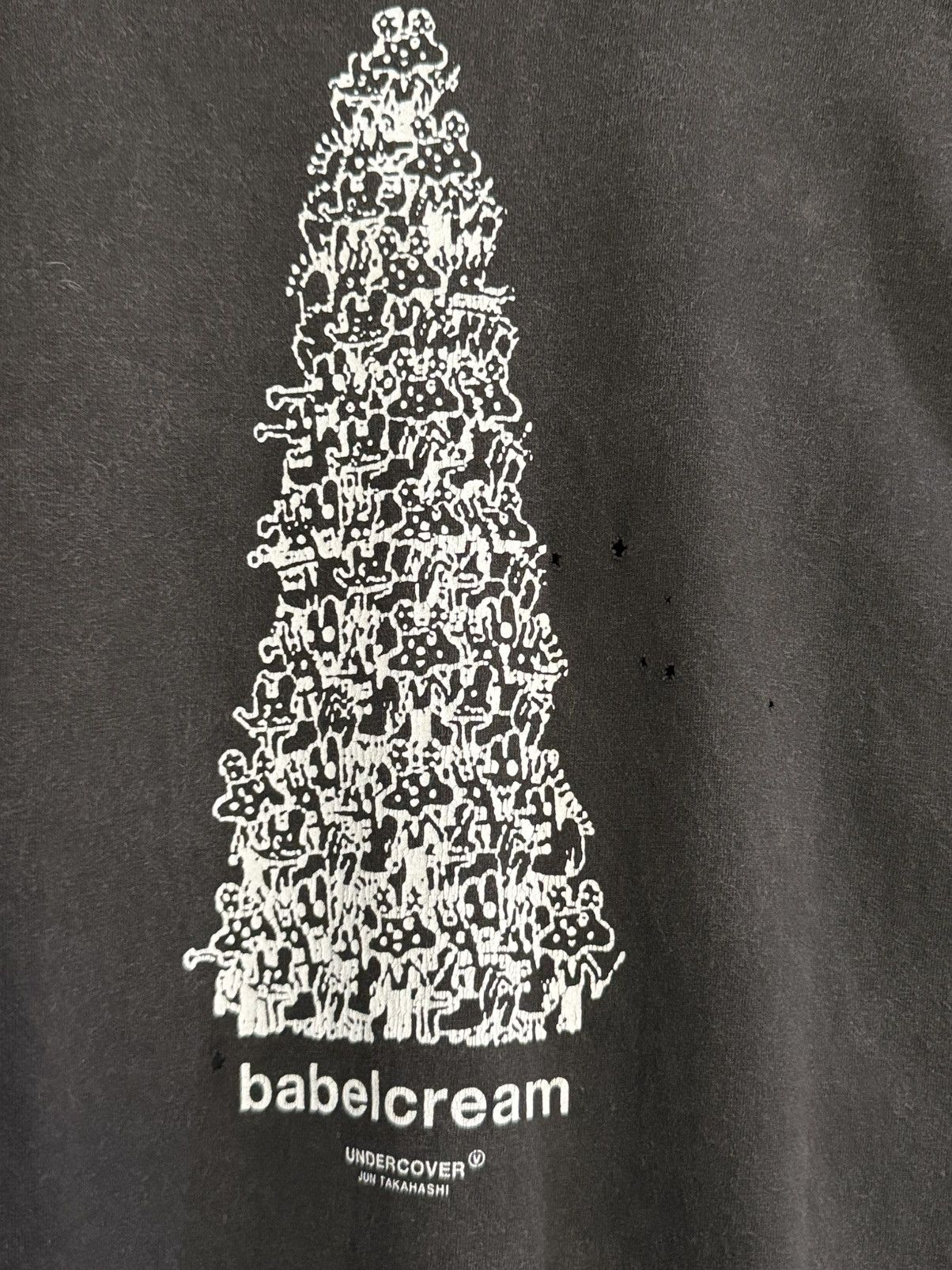 Undercover Thrashed Undercover Jun Takahashi BabeIcream Faded Tee Size US M / EU 48-50 / 2 - 2 Thumbnail