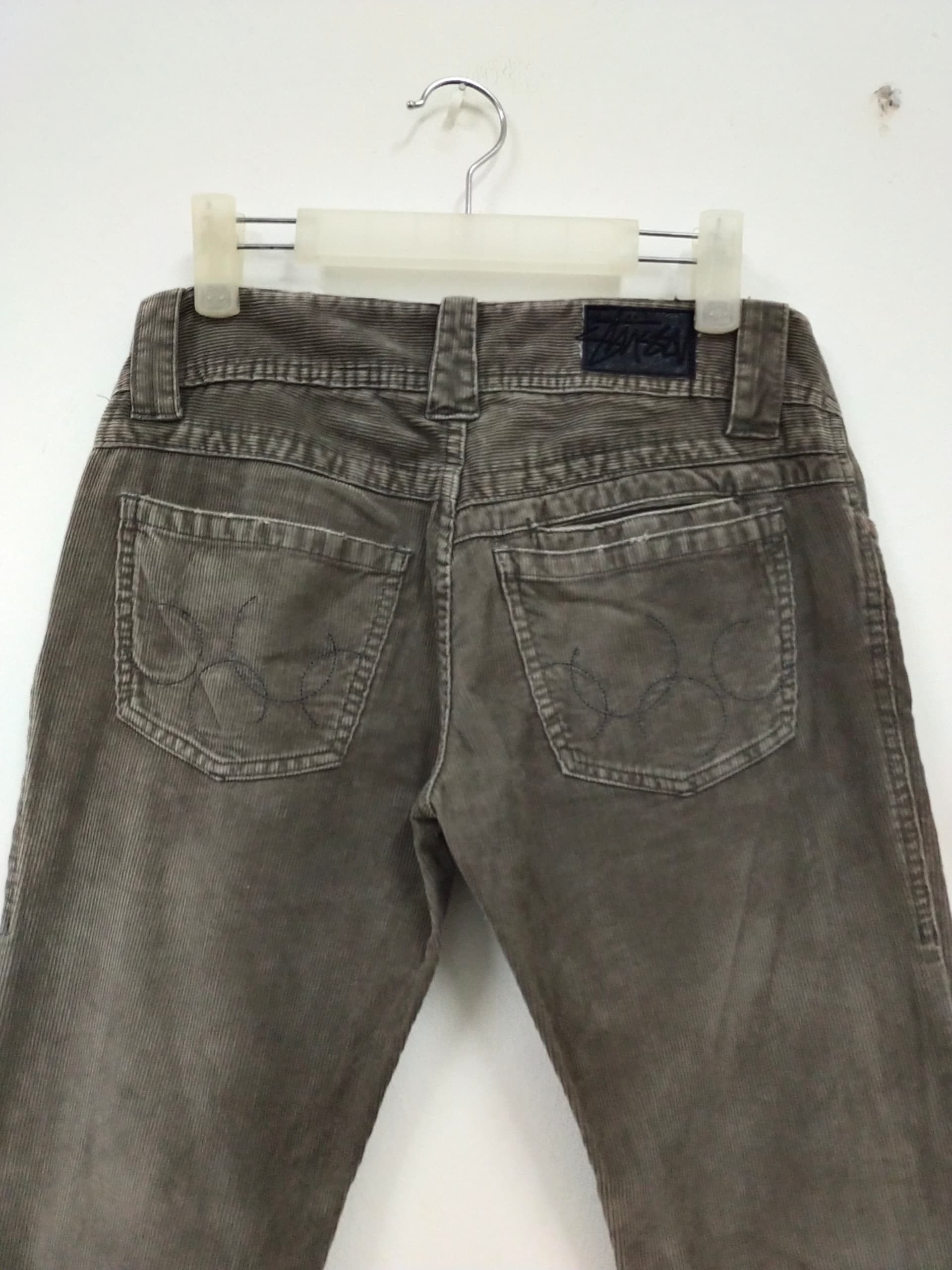 Stussy STUSSY Corduroi pant ash green nice design Size 28" / US 6 / IT 42 - 4 Thumbnail