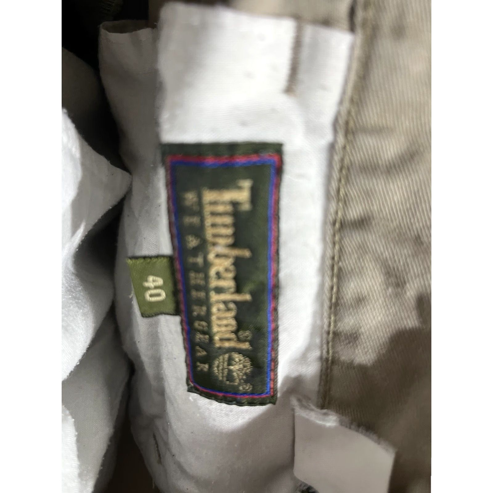 Timberland Timberland Mens 40/32 New Pre-washed Khaki Relaxed Pants Pleated Size US 40 / EU 56 - 5 Thumbnail