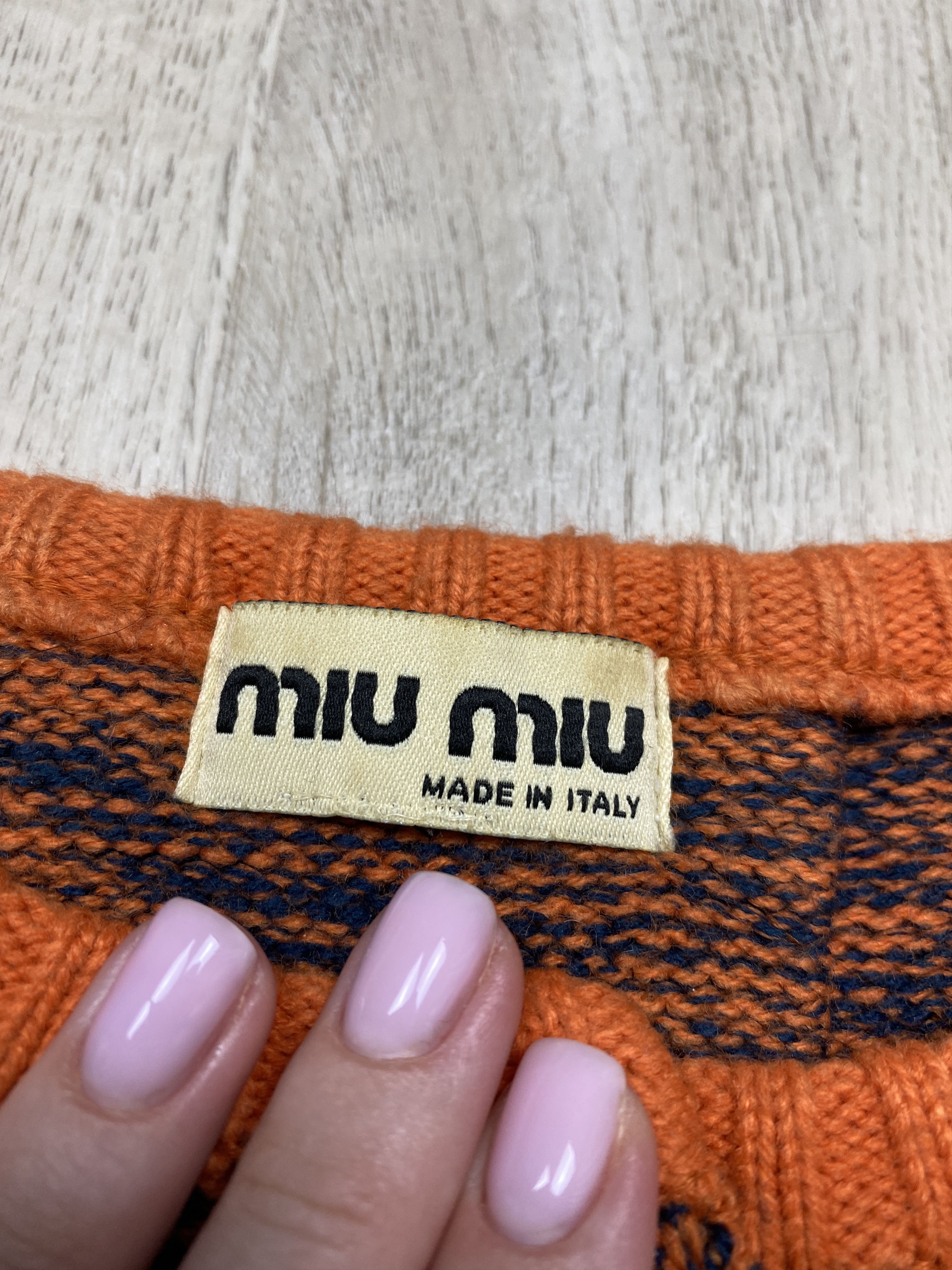 Miu Miu Miu Miu Vintage Womens Knit Sweater Jumper Size S / US 4 / IT 40 - 3 Thumbnail