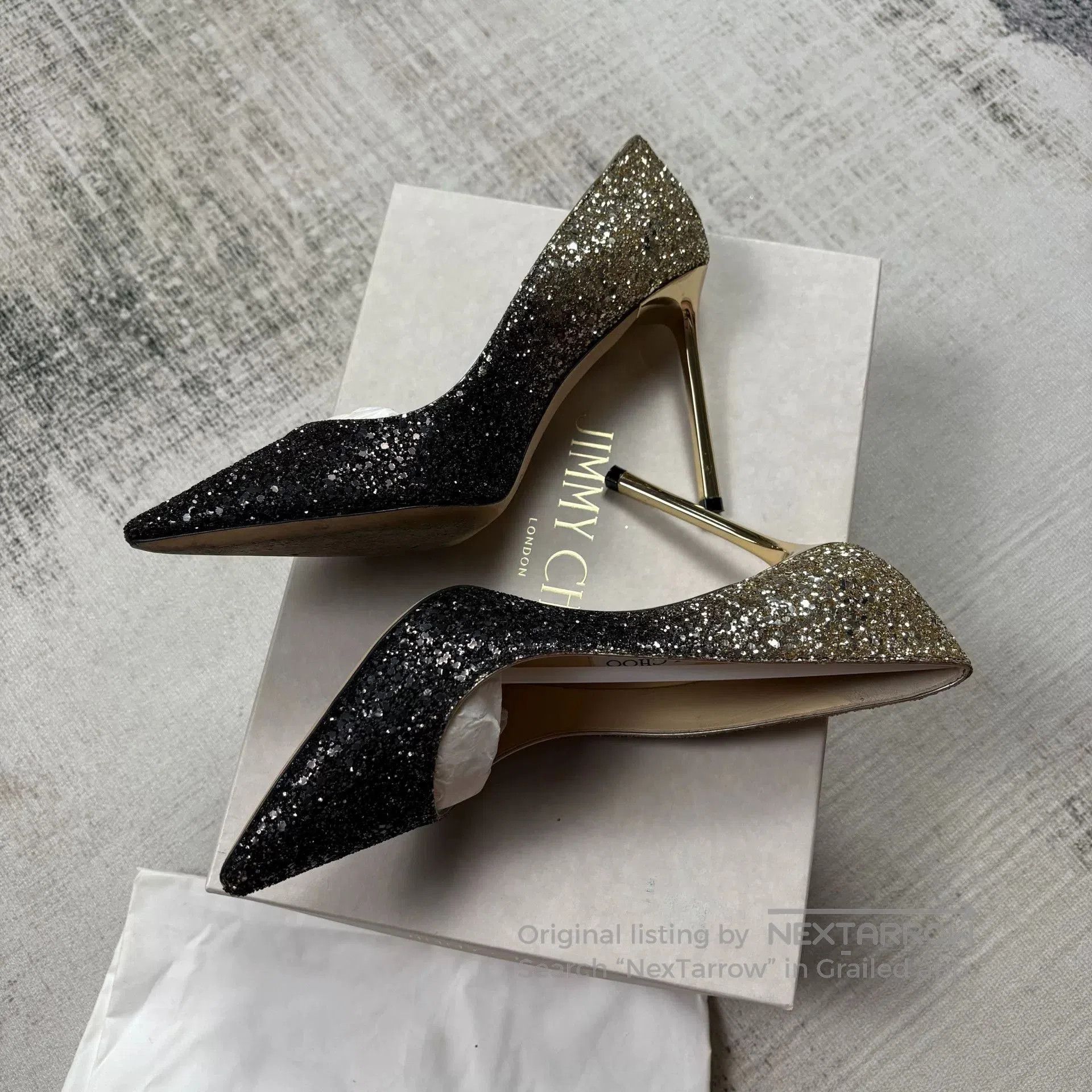 Jimmy Choo Jimmy Choo ROMY 10cm Stiletto Heels Women's. Size US 6.5 / IT 36.5 - 4 Thumbnail