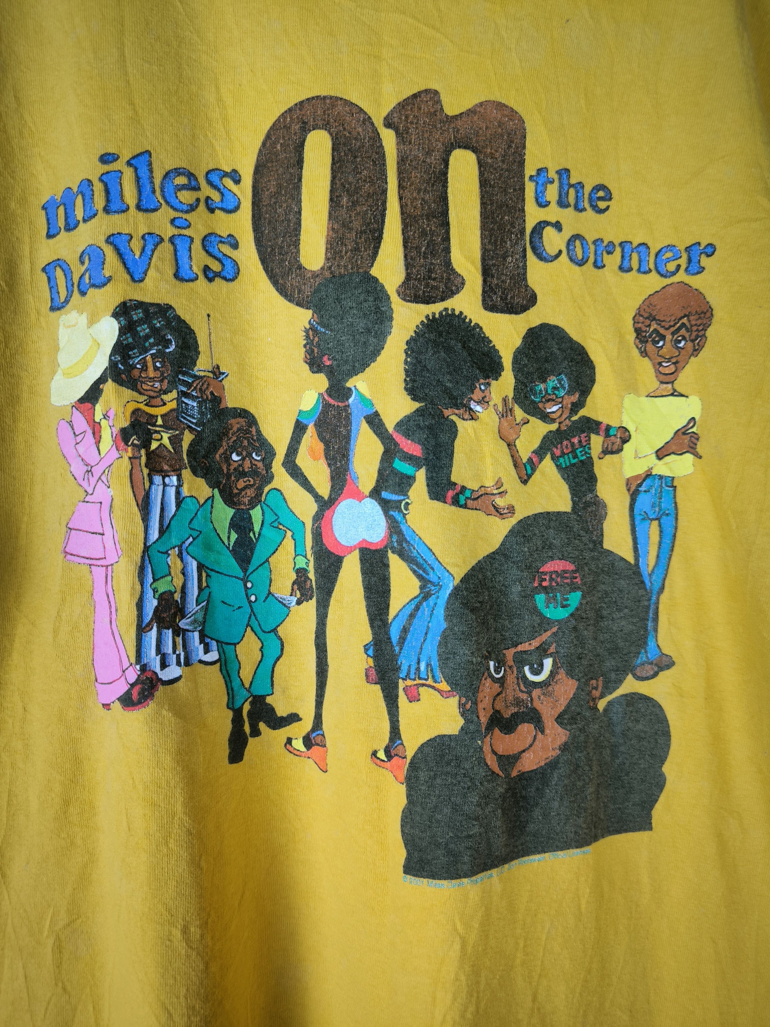 Band Tees American Jazz Miles Davis On The Corner Size US XL / EU 56 / 4 - 4 Thumbnail
