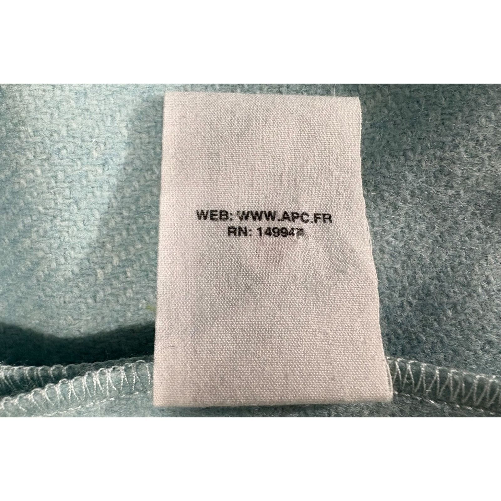 A.P.C. A.P.C. Rue Madame Paris Basile Wool Blend Yarn Dyed Oversize Size US L / EU 52-54 / 3 - 4 Thumbnail