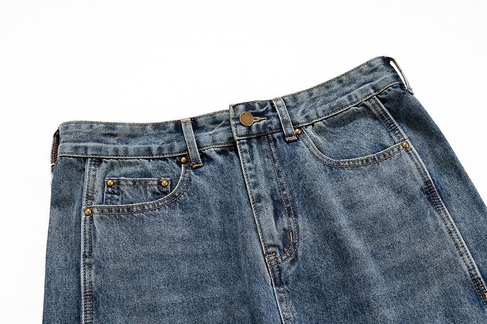 Jean × Vintage 90s Vintage Design Y2K Touch Twisted Jeans Size US 34 / EU 50 - 5 Thumbnail