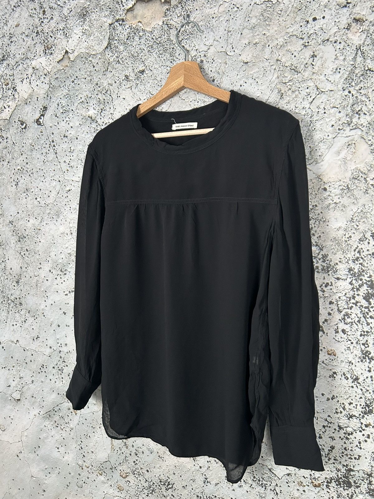 Isabel Marant Etoile Isabel Marant Etoile Black Viscose Blouses Avantgarde Grunge Size XS / US 0-2 / IT 36-38 - 2 Thumbnail